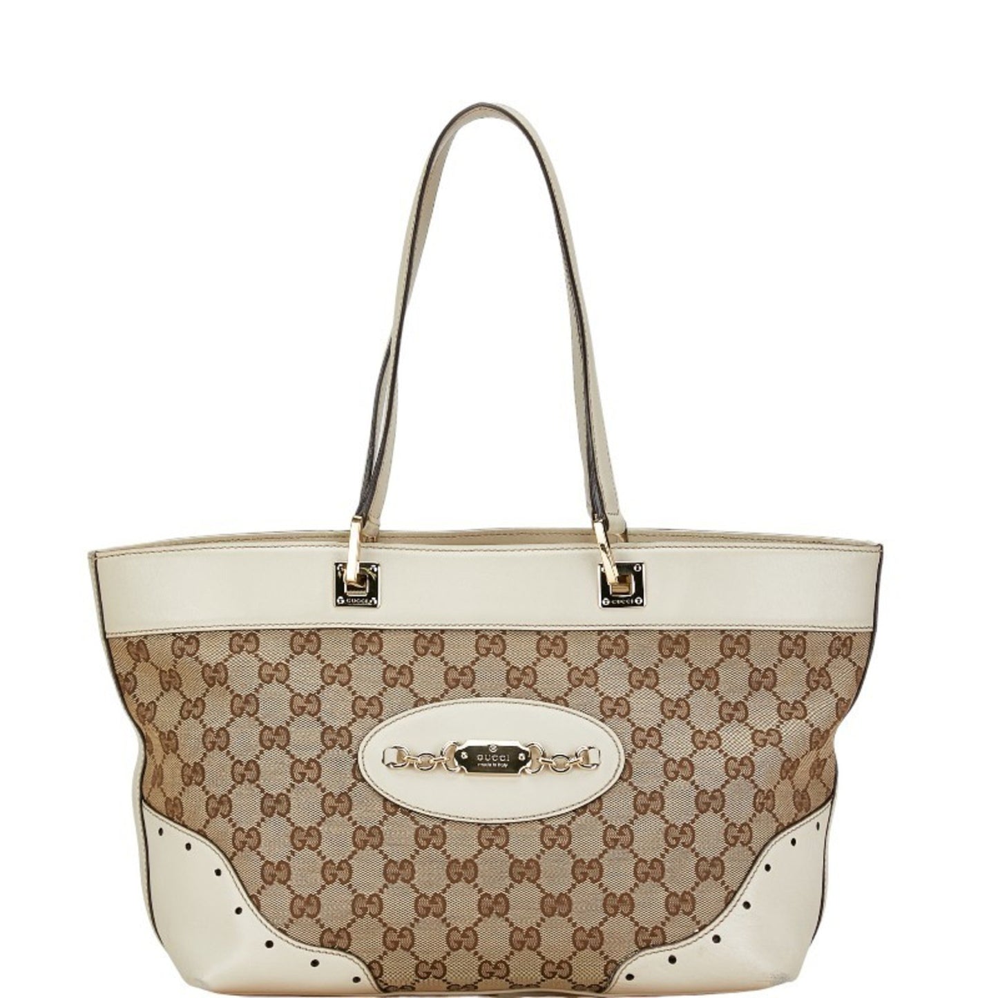 Gucci GG canvas Beige Canvas Tote Bag