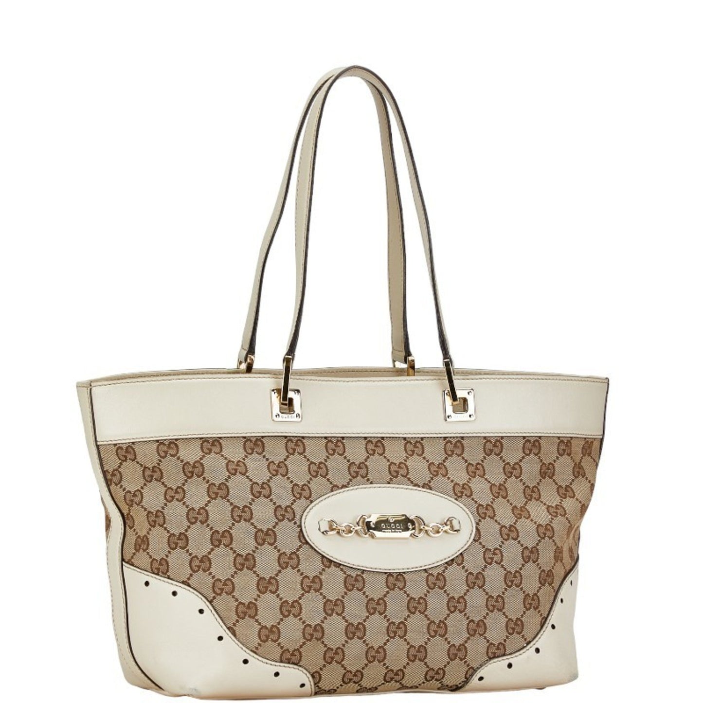 Gucci GG canvas Beige Canvas Tote Bag