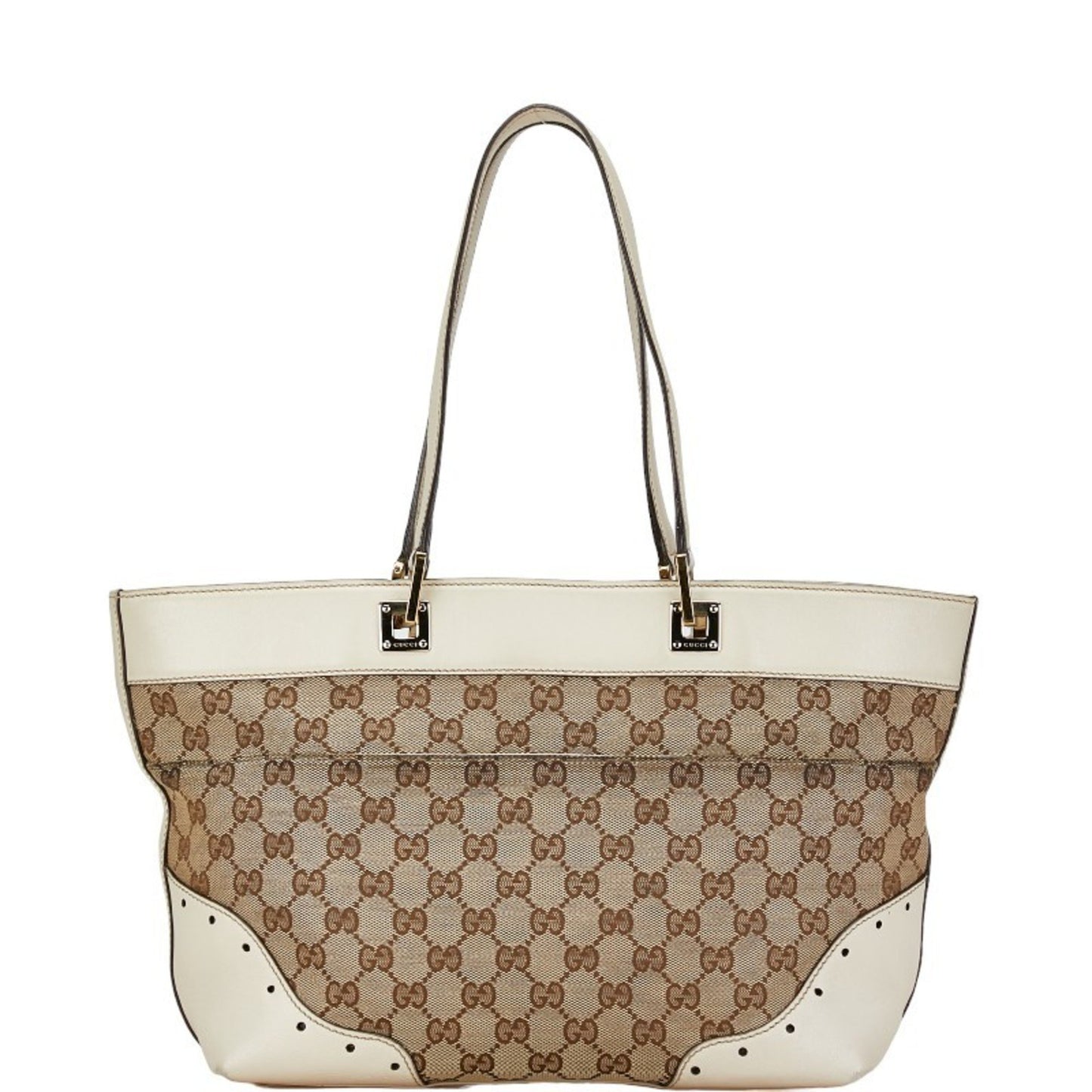 Gucci GG canvas Beige Canvas Tote Bag