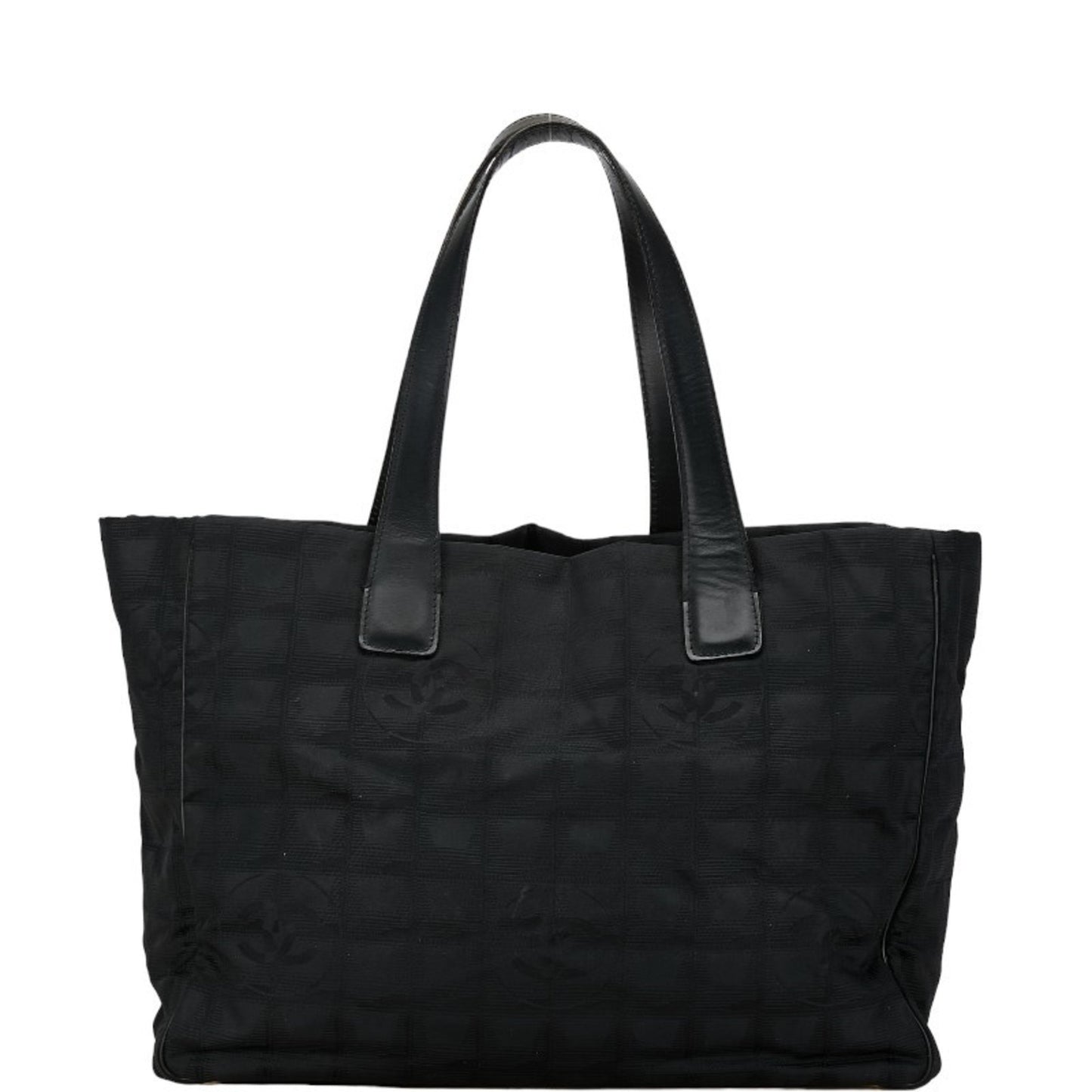 Chanel Travel line Black Synthetic Tote Bag