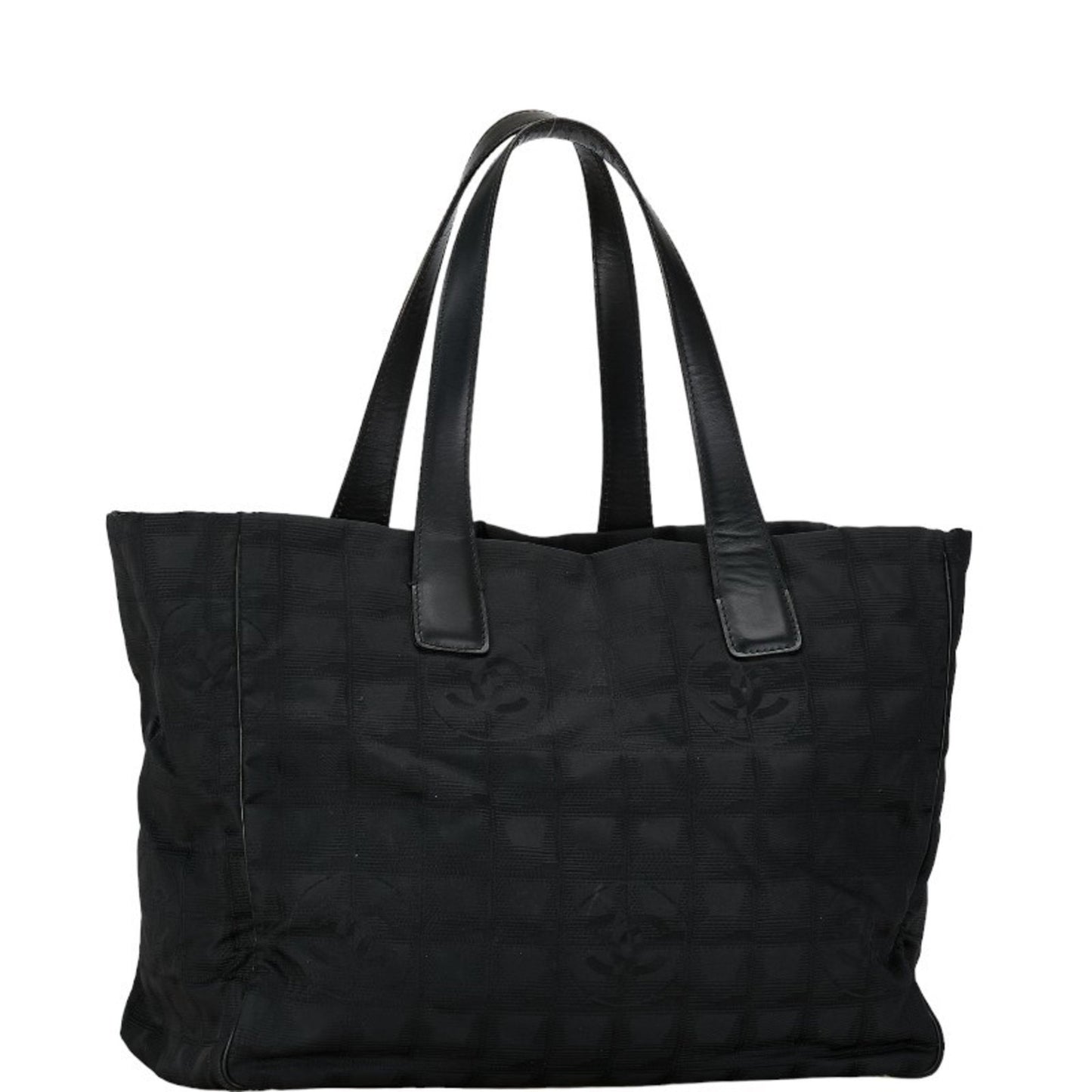 Chanel Travel line Black Synthetic Tote Bag