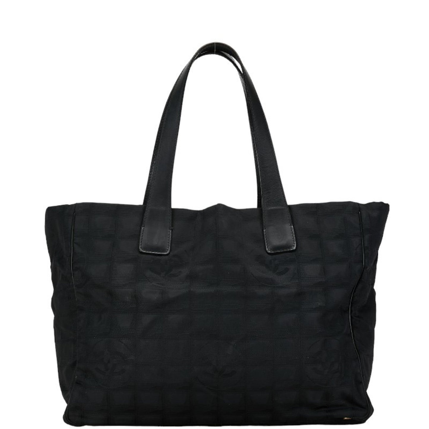 Chanel Travel line Black Synthetic Tote Bag