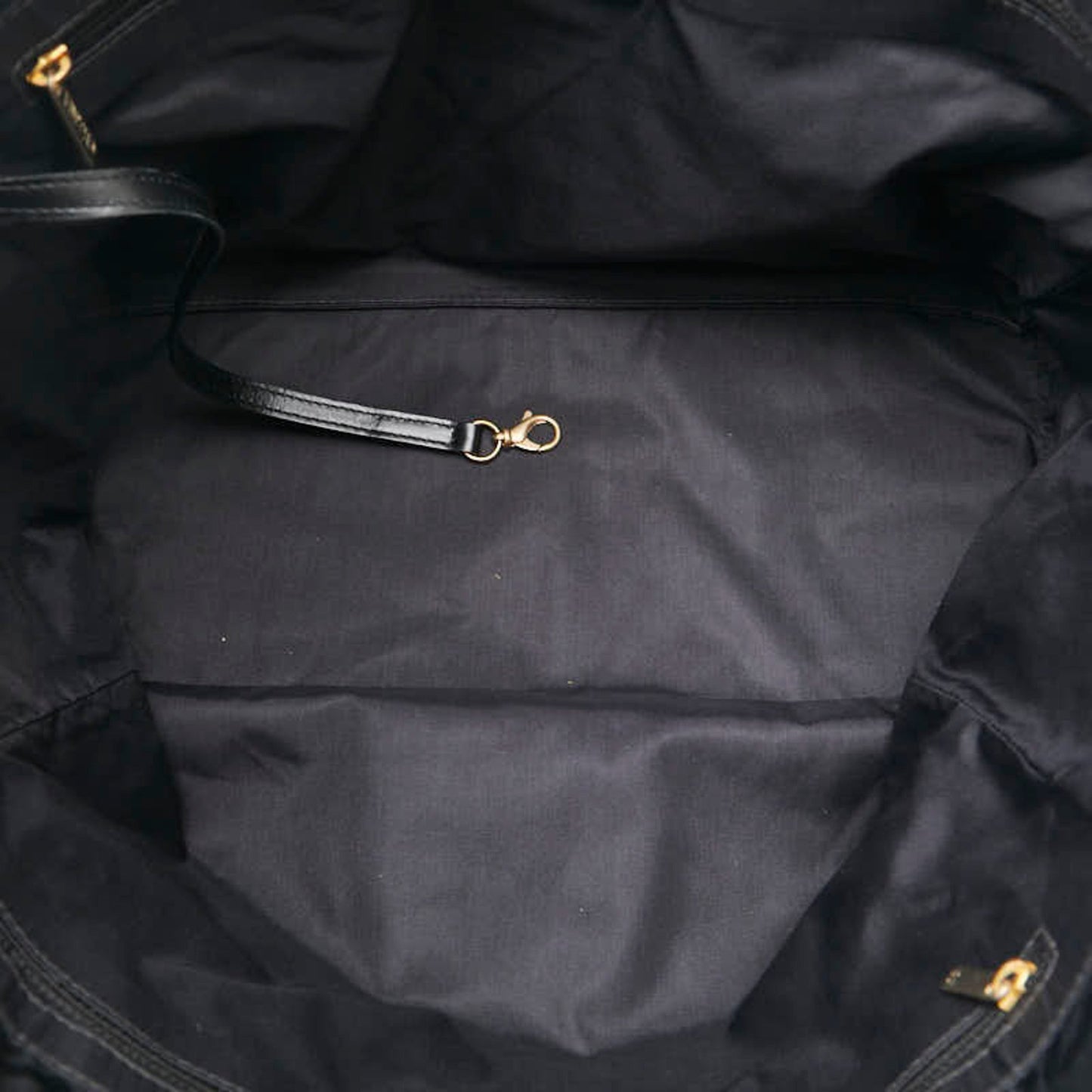 Chanel Travel line Black Synthetic Tote Bag