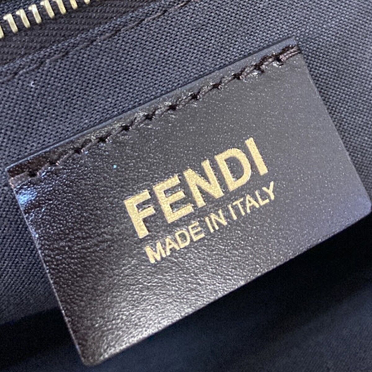 Fendi Silvana Brown Leather Hand Bag