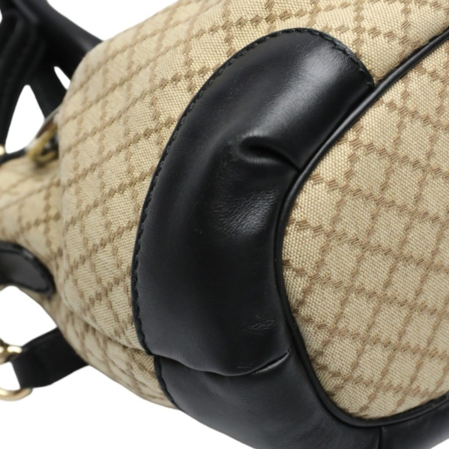 Gucci Sukey Beige Canvas Shoulder Bag