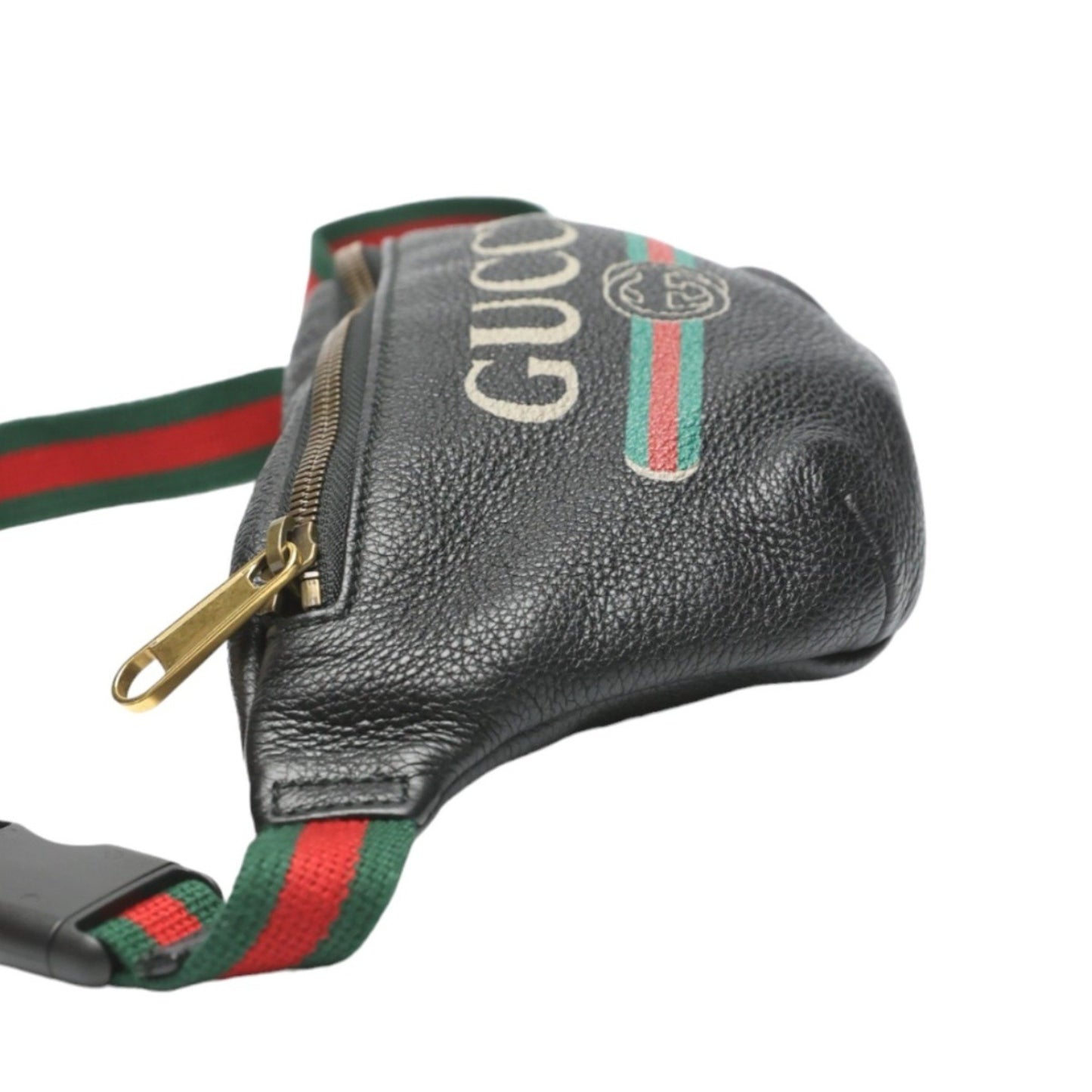 Gucci GG Jumbo Black Leather Shoulder Bag