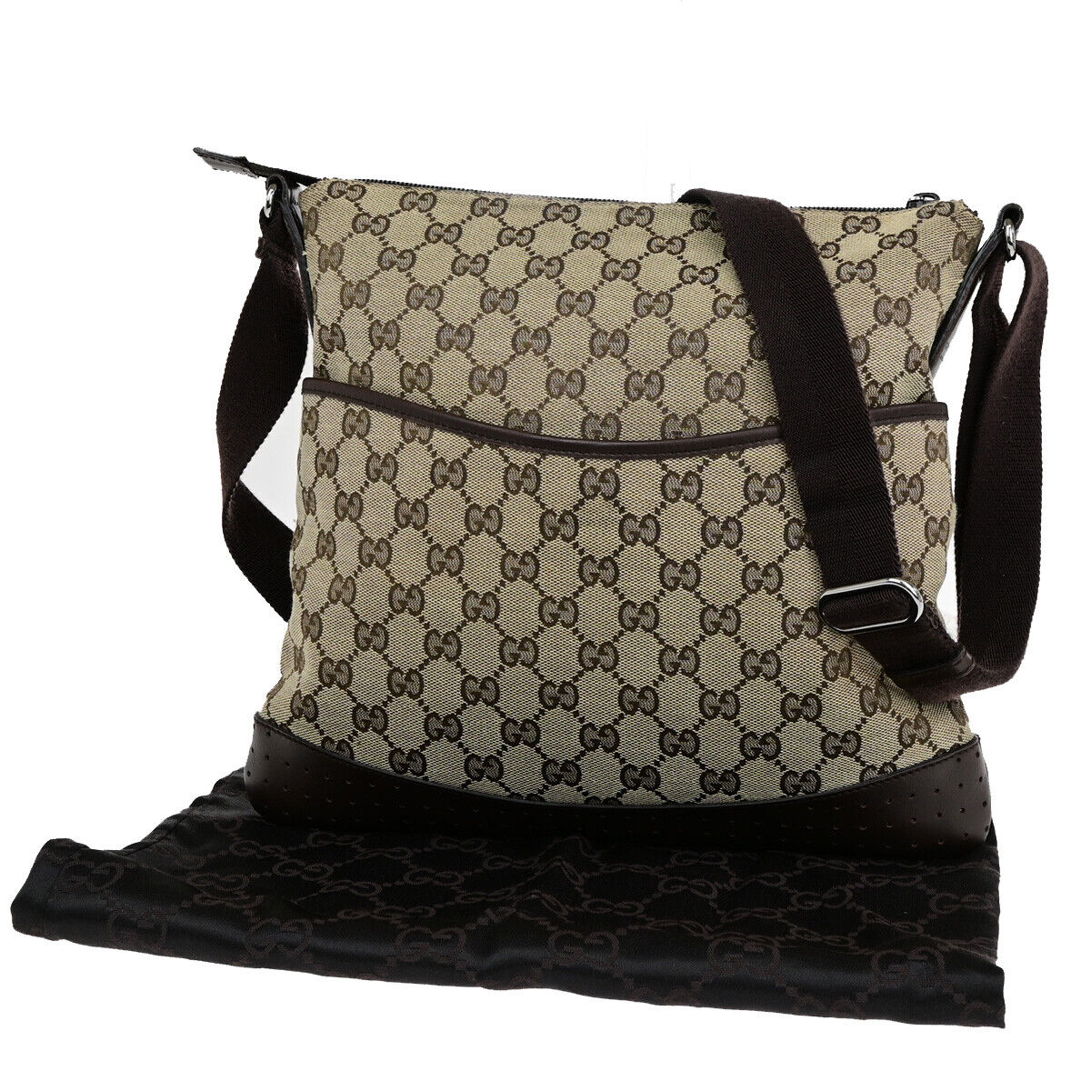 Gucci GG canvas Brown Canvas Shoulder Bag