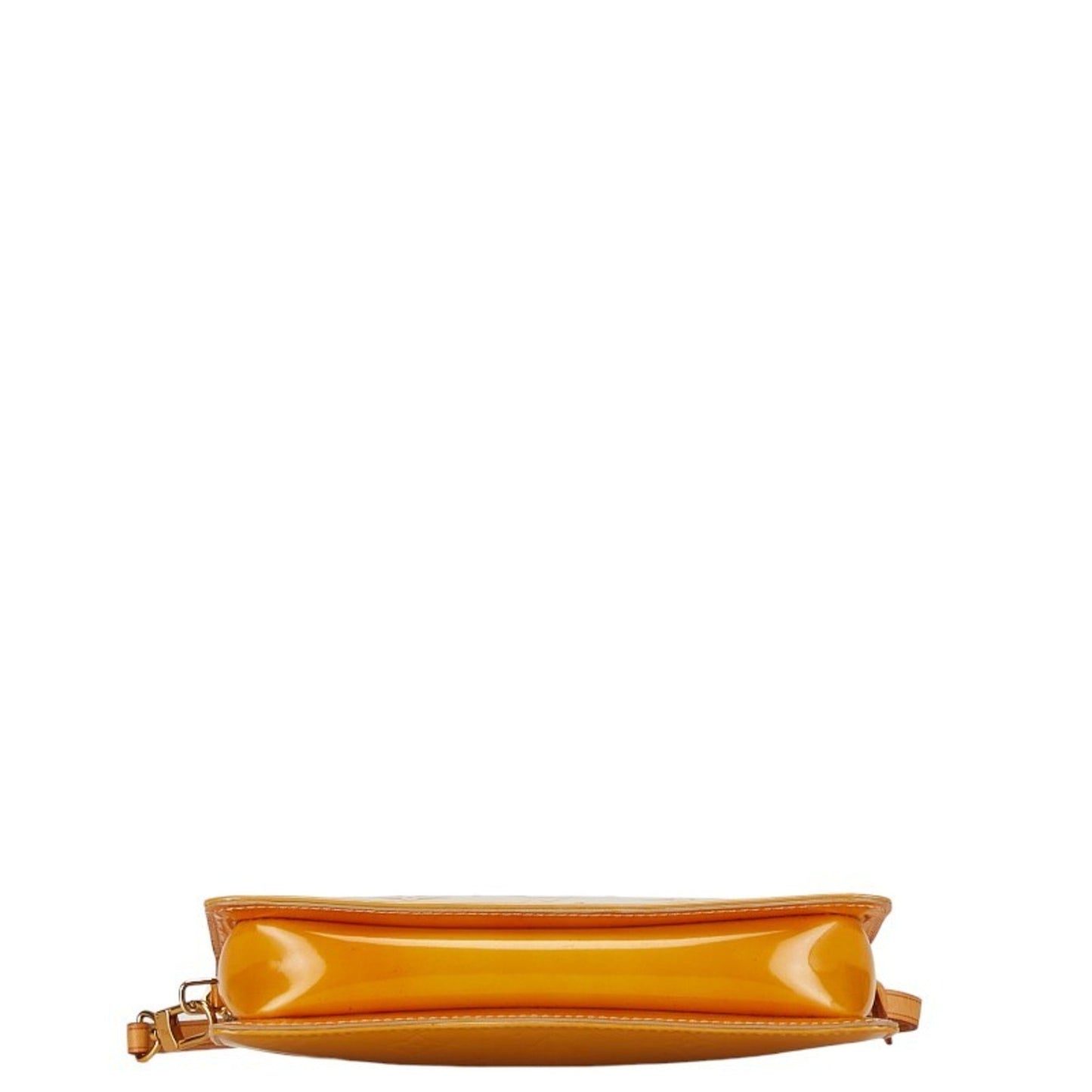 Louis Vuitton Lexington Yellow Patent Leather Clutch Bag