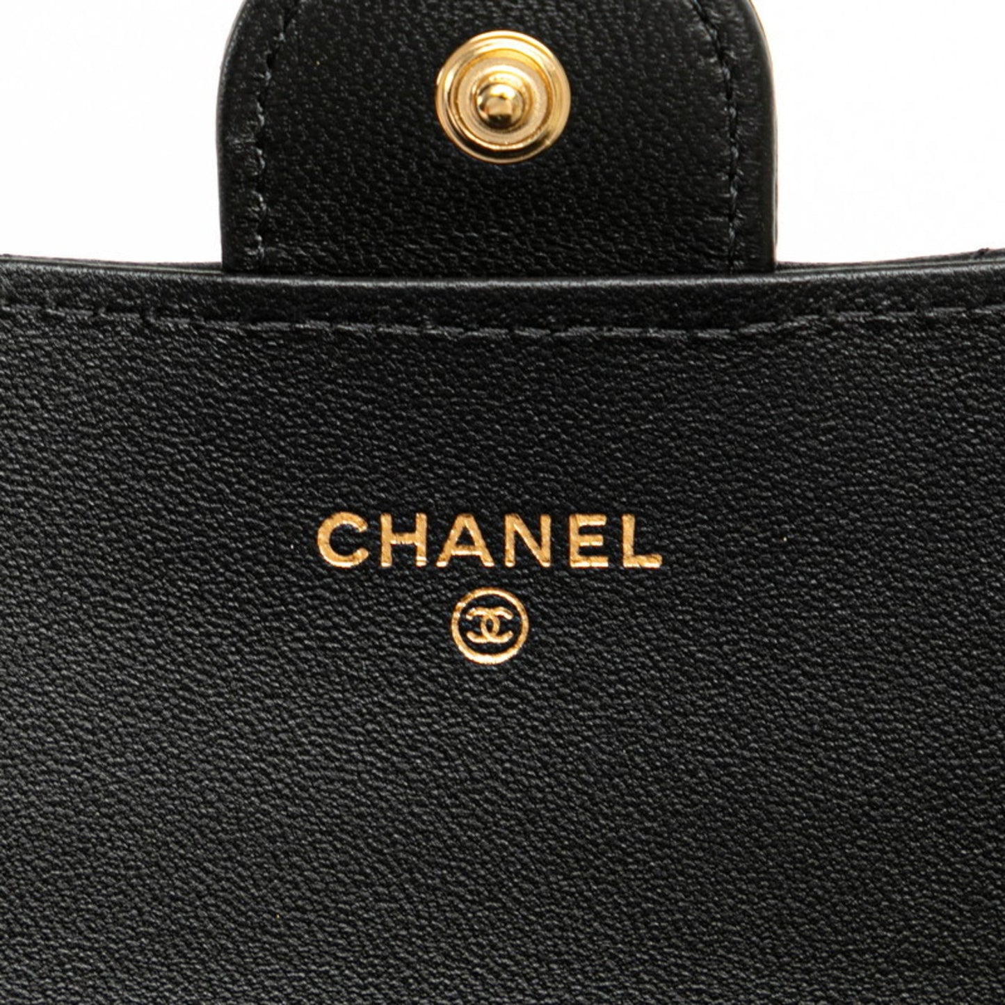 Chanel Timeless Black Leather Wallet Accessories