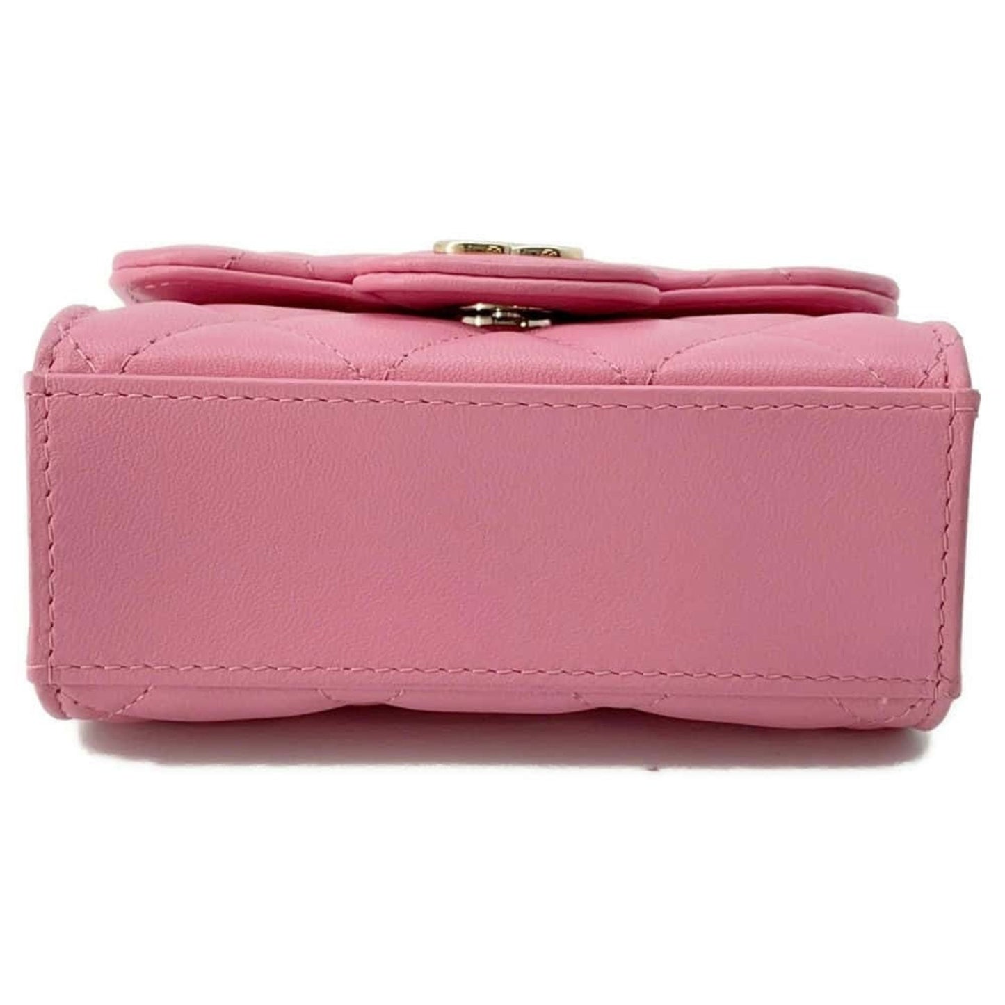 Chanel Coco Mark Pink Leather Shoulder Bag