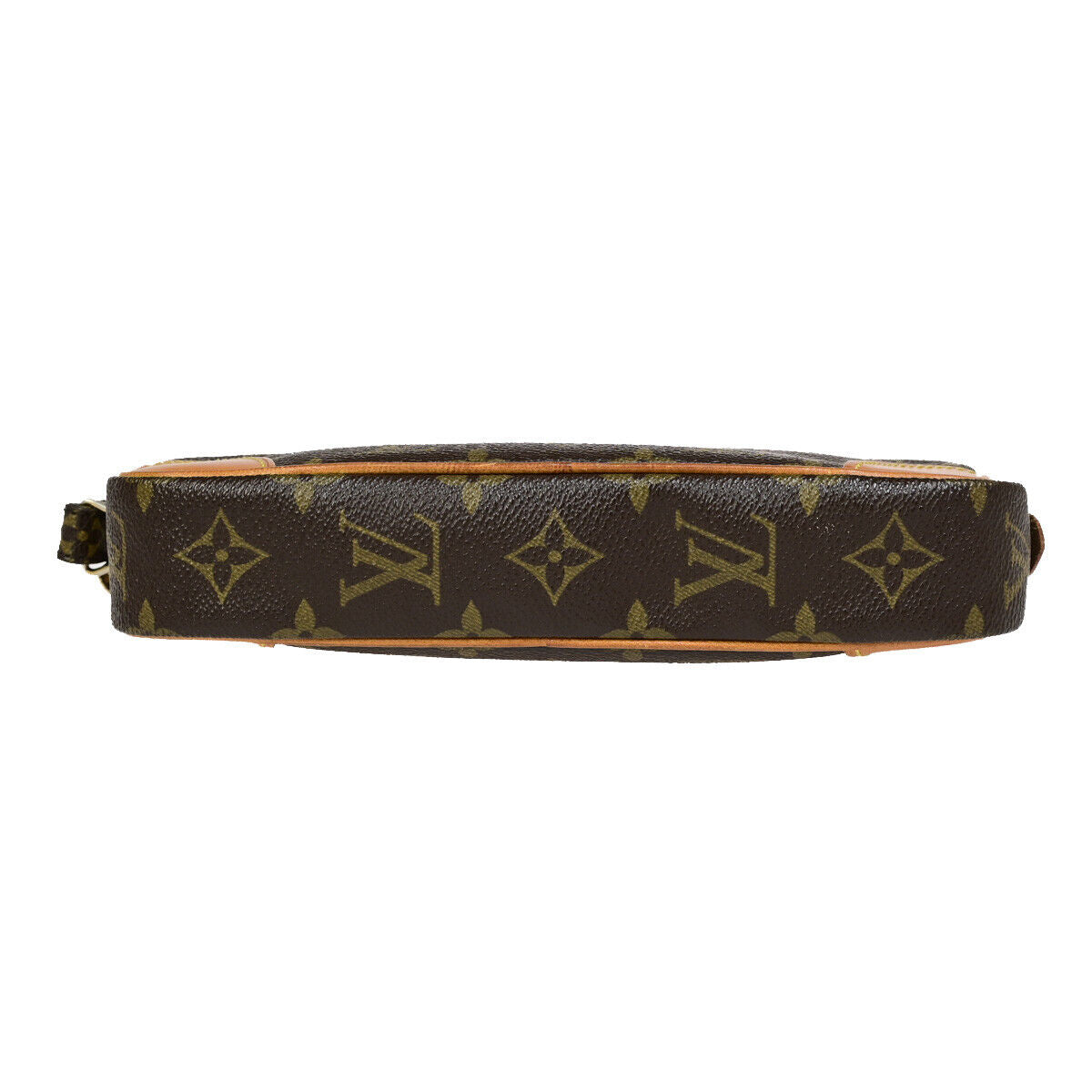 Louis Vuitton Marly Dragonne Brown Canvas Clutch Bag