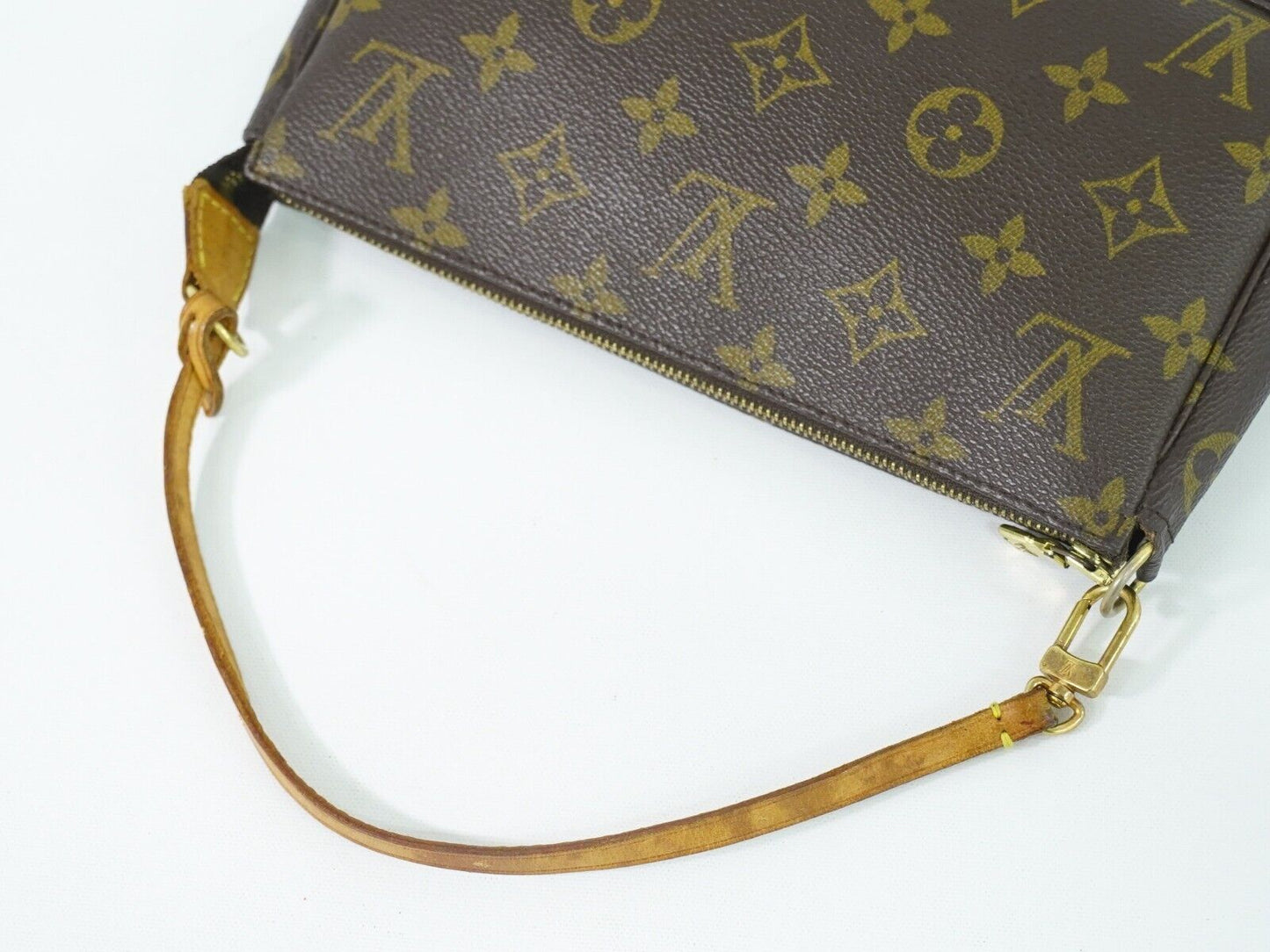 Louis Vuitton Pochette accessoires Brown Canvas Clutch Bag