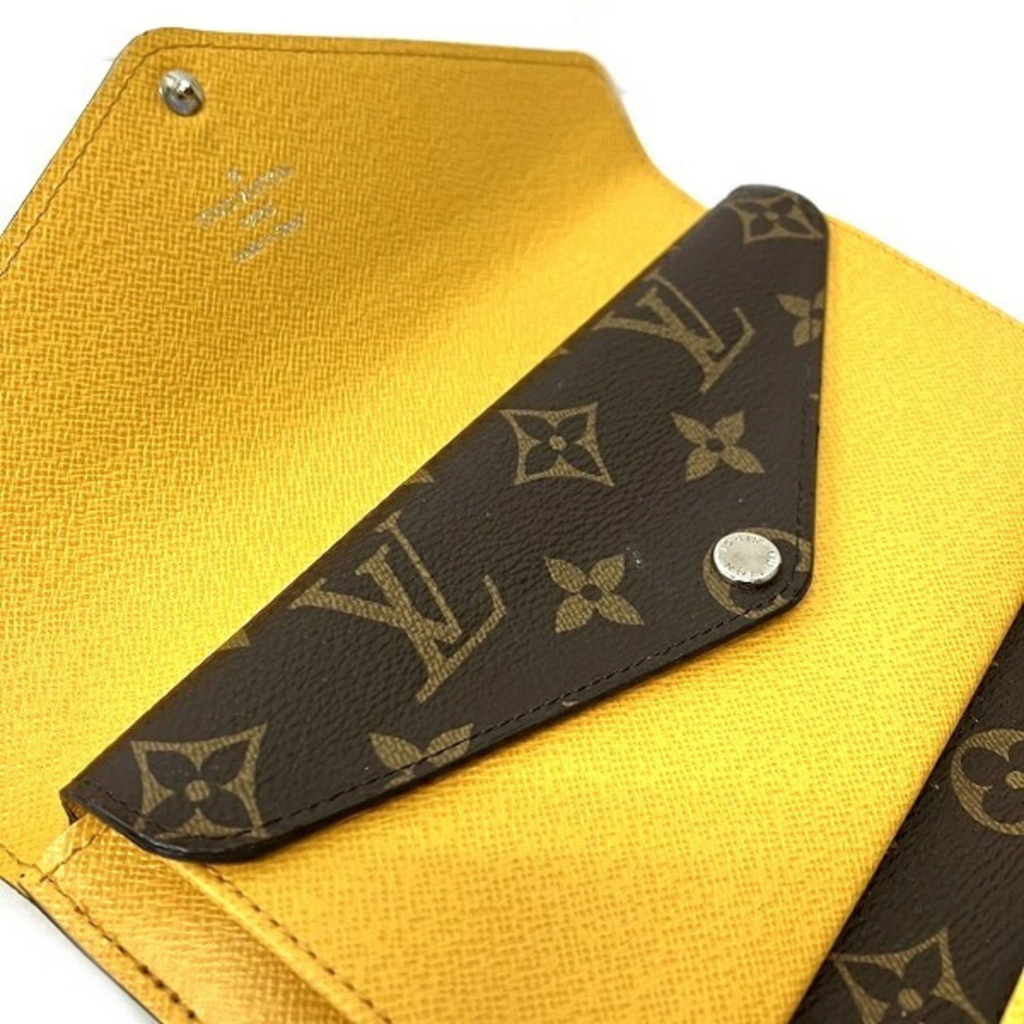 Louis Vuitton Portefeuille Marie Brown Canvas Wallet Accessories