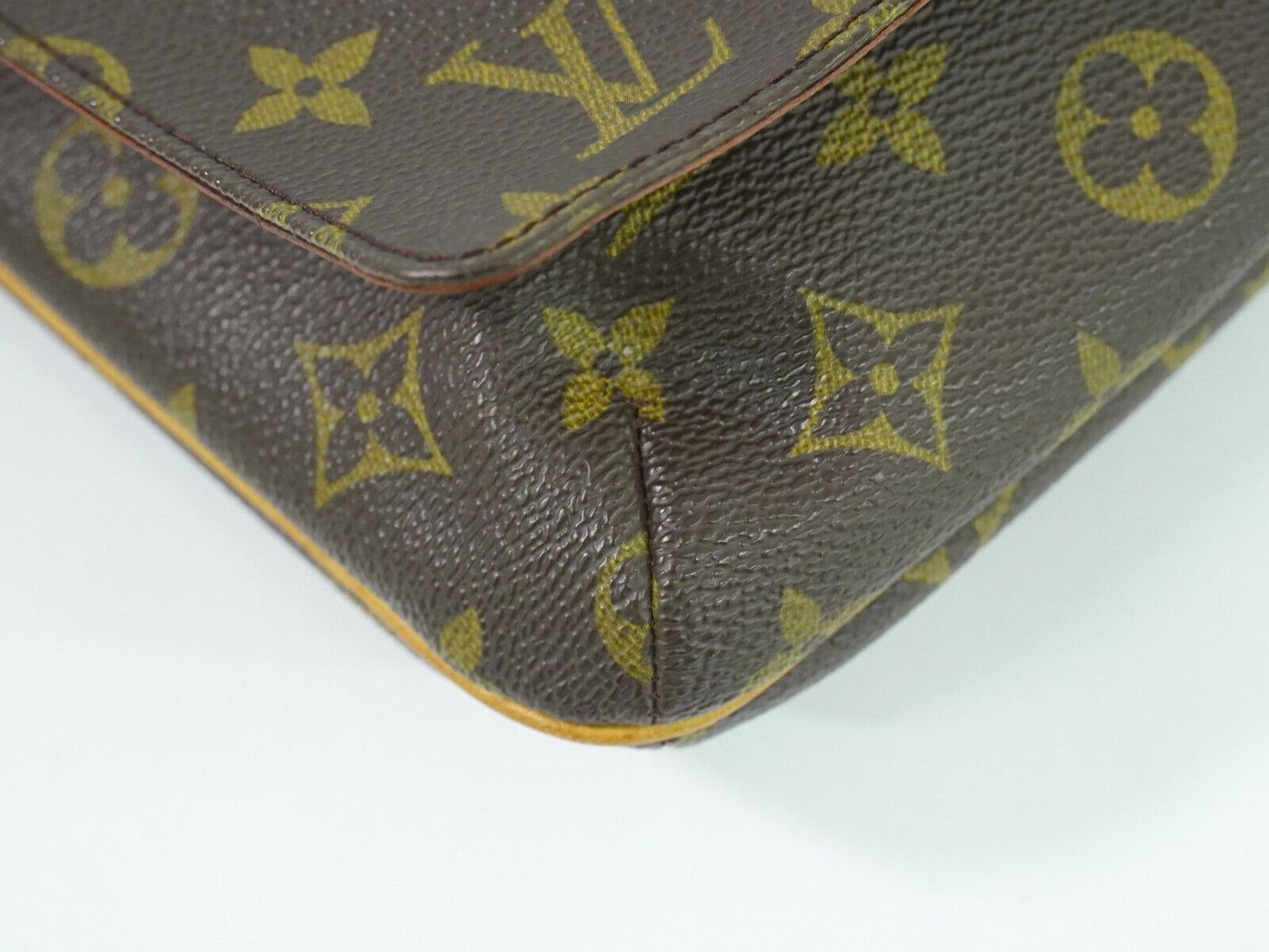 Louis Vuitton Musette Tango Brown Canvas Shoulder Bag