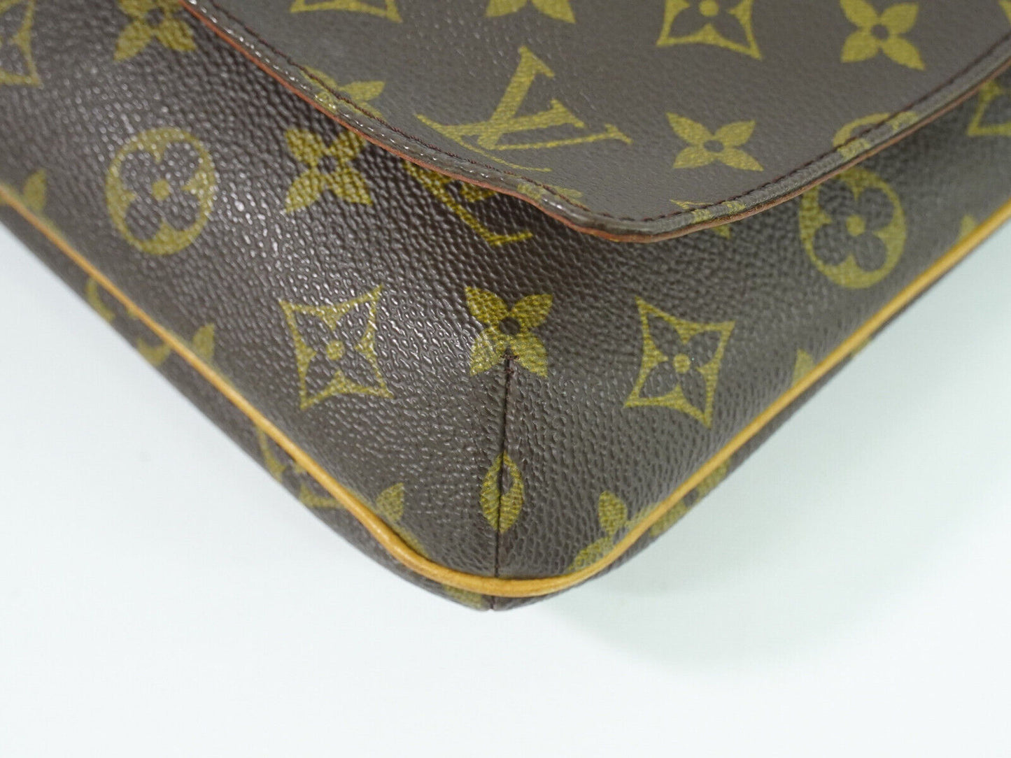 Louis Vuitton Musette Tango Brown Canvas Shoulder Bag