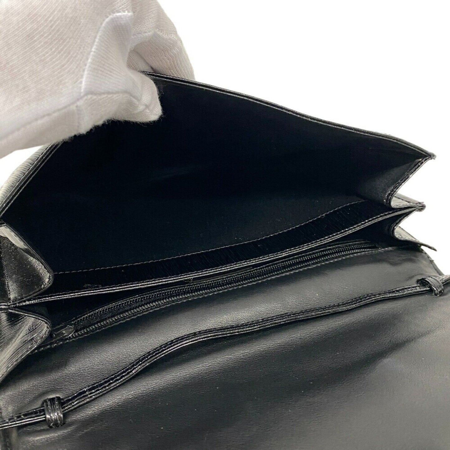 Fendi Black Leather Shoulder Bag