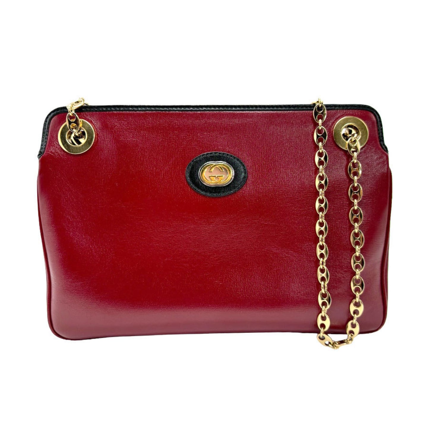 Gucci Marina Red Leather Shoulder Bag