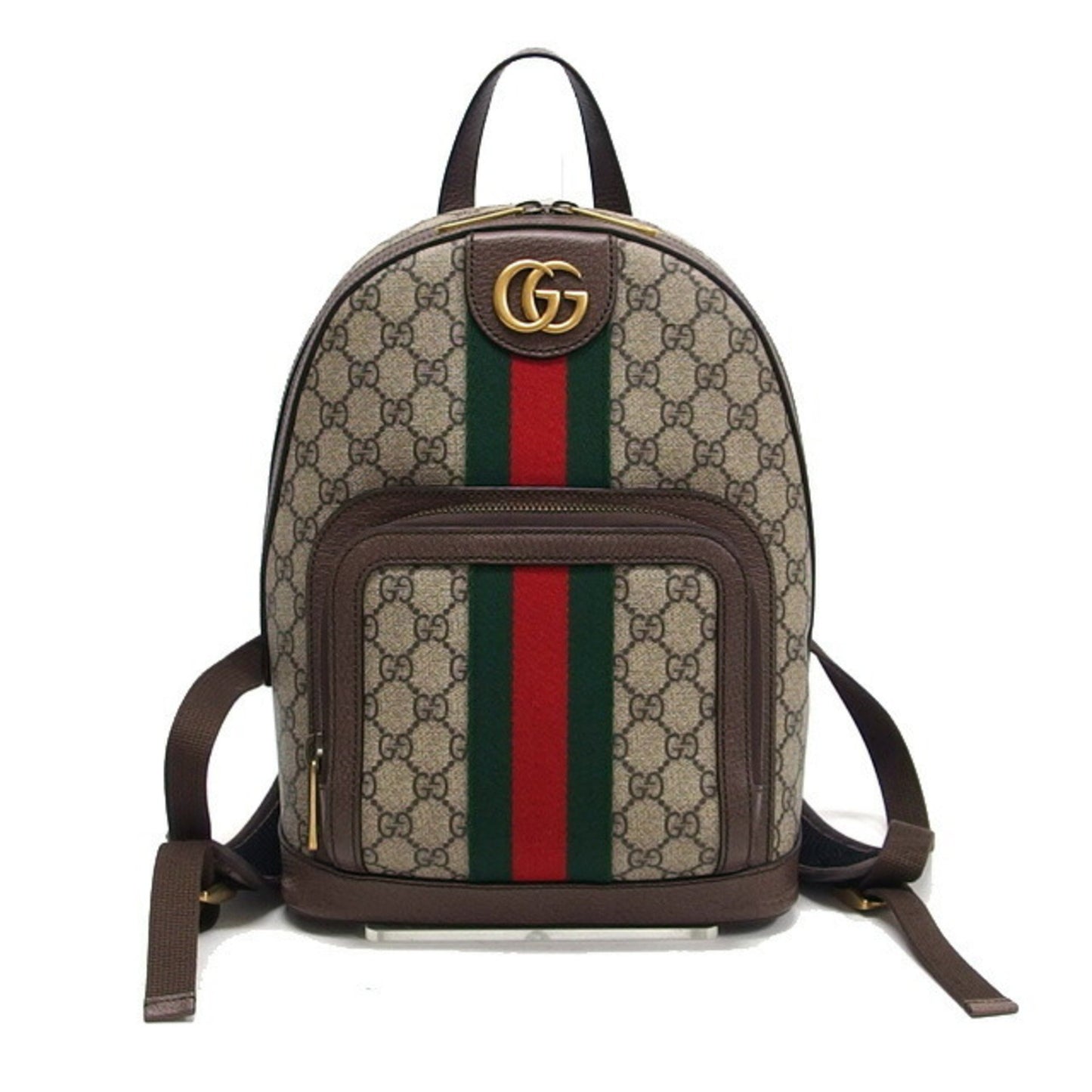 Gucci Ophidia Beige Canvas Backpack Bag