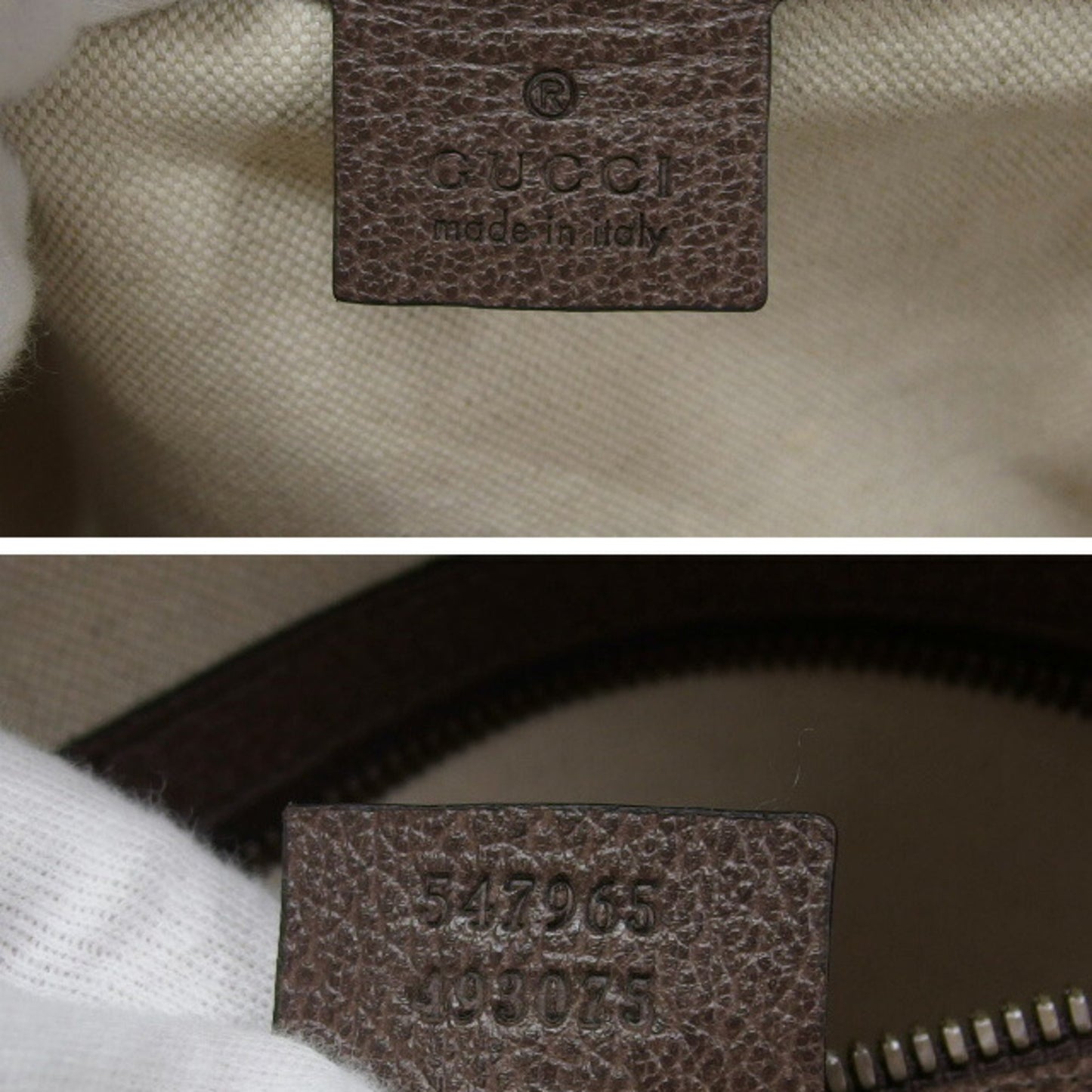 Gucci Ophidia Beige Canvas Backpack Bag