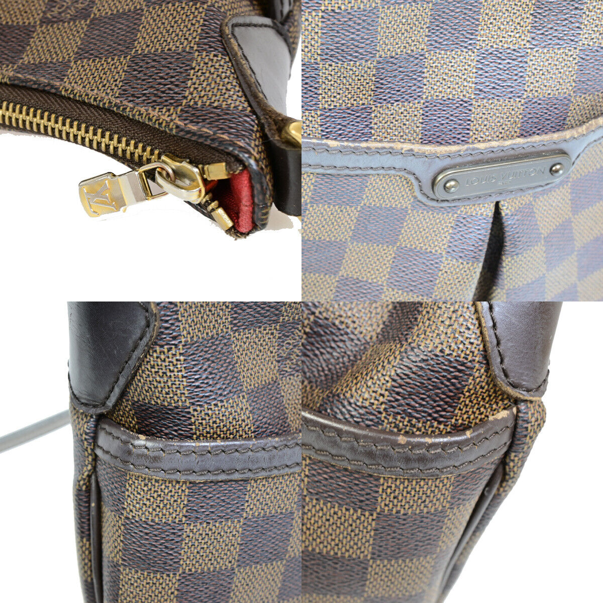 Louis Vuitton Bloomsbury Brown Canvas Shoulder Bag