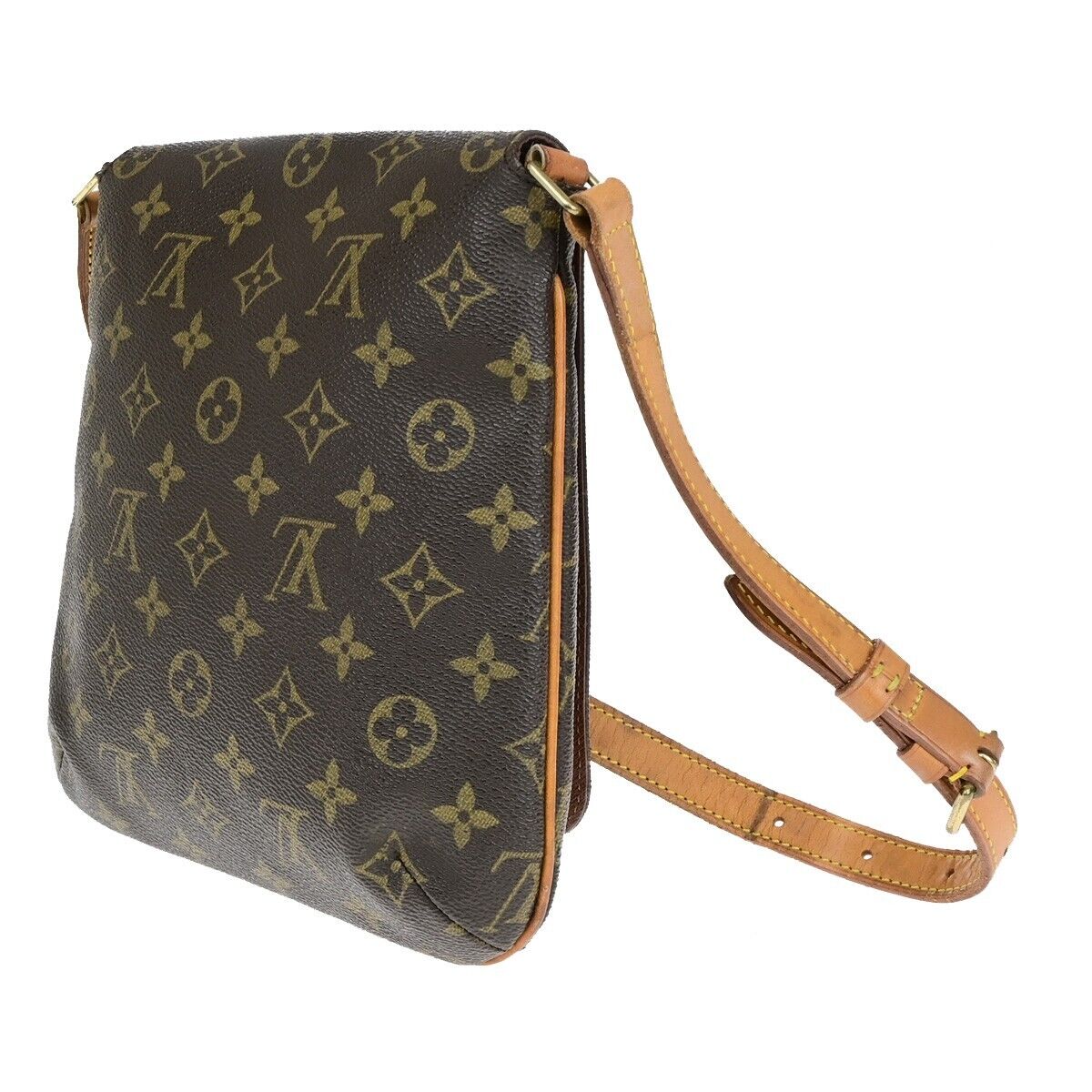 Louis Vuitton Musette Salsa Brown Canvas Shoulder Bag