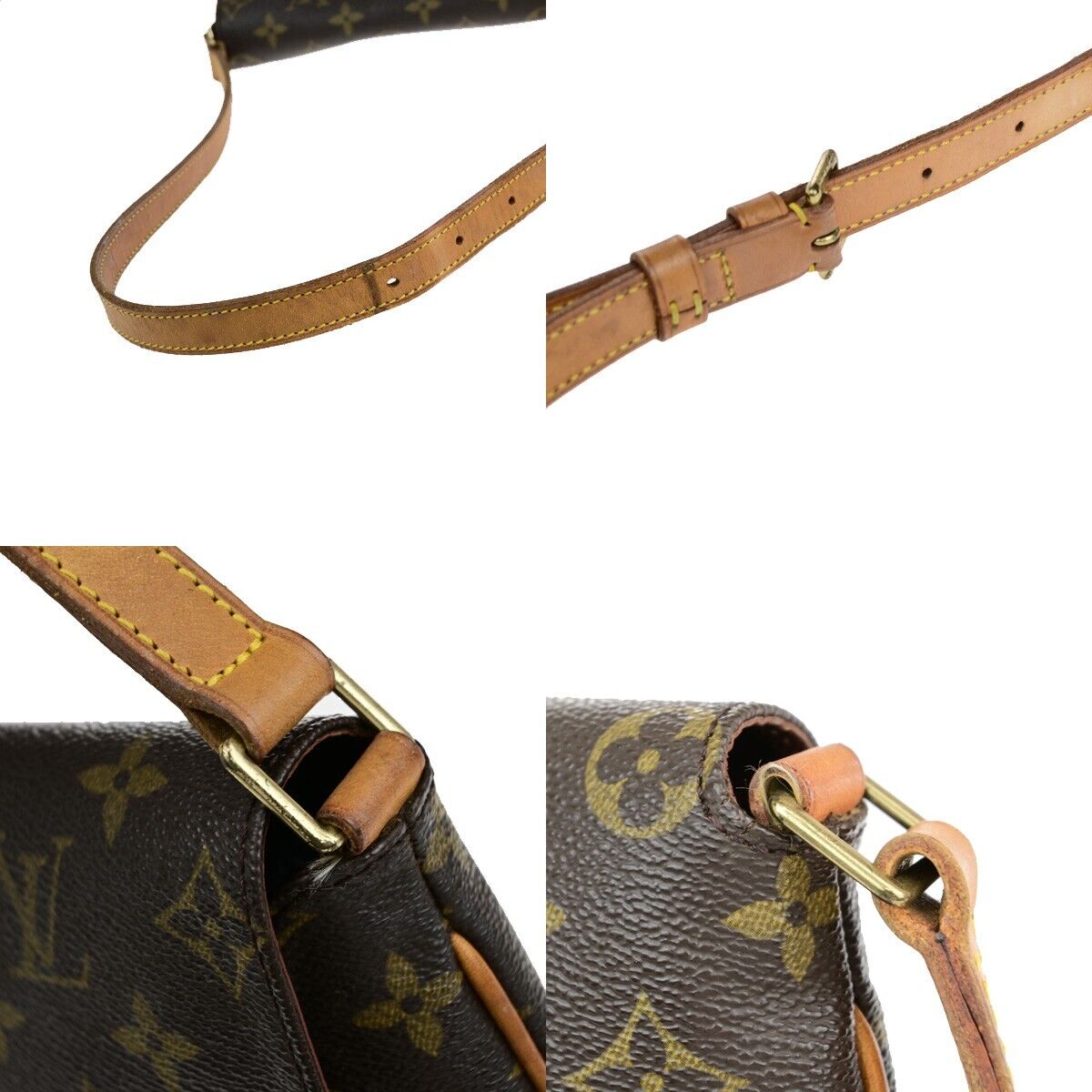 Louis Vuitton Musette Salsa Brown Canvas Shoulder Bag