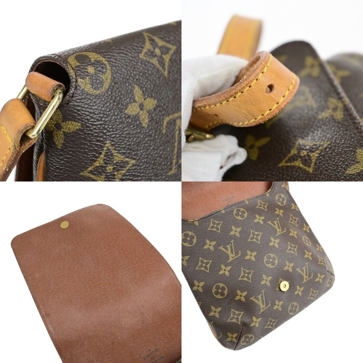 Louis Vuitton Musette Salsa Brown Canvas Shoulder Bag