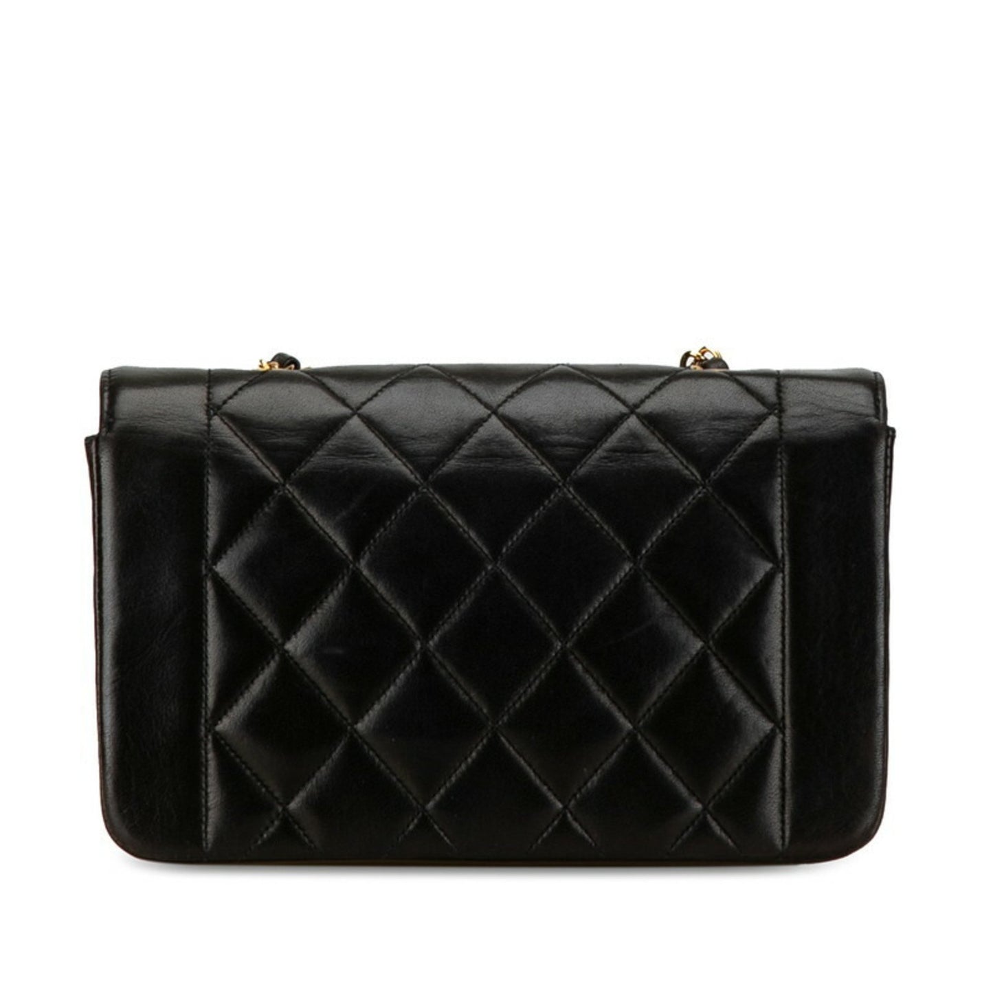 Chanel Diana Black Leather Shoulder Bag