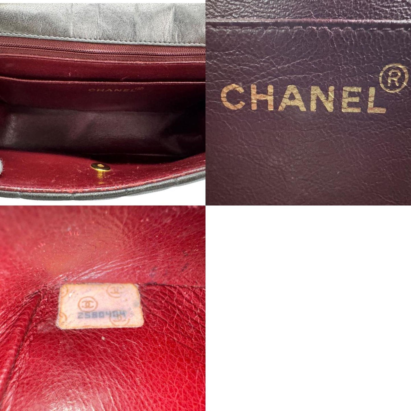 Chanel V-Stich Black Leather Shoulder Bag