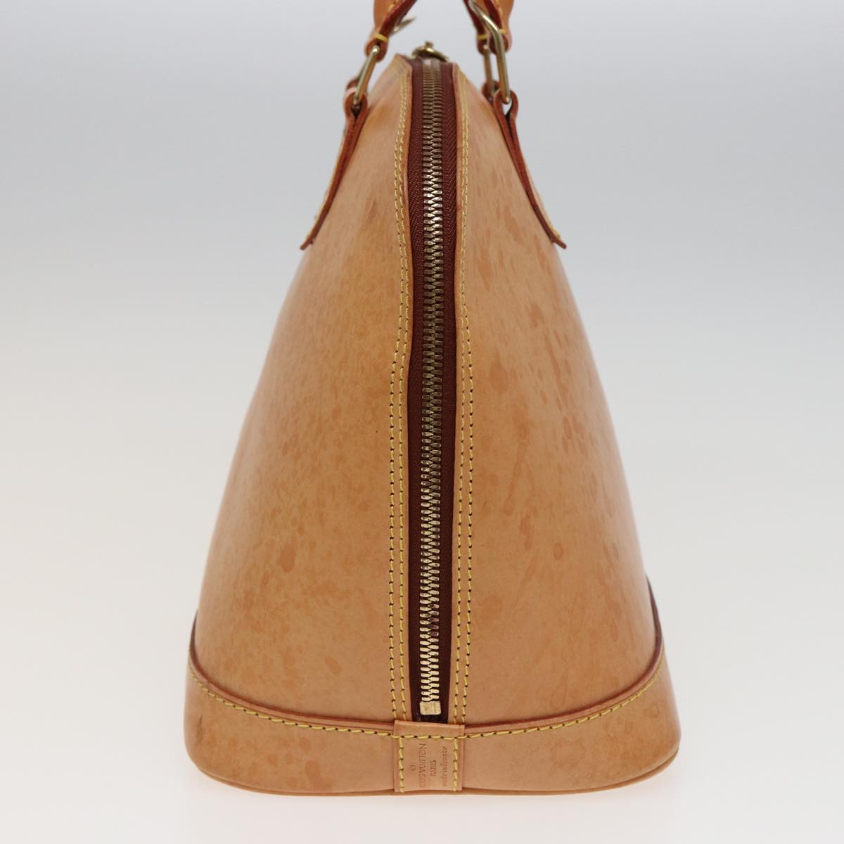 Louis Vuitton Alma Beige Leather Hand Bag