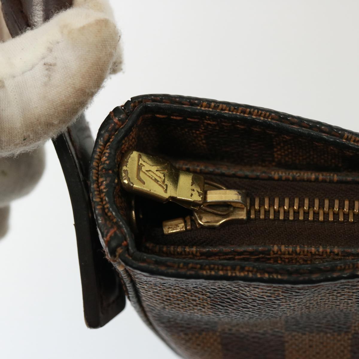 Louis Vuitton Looping Brown Canvas Shoulder Bag