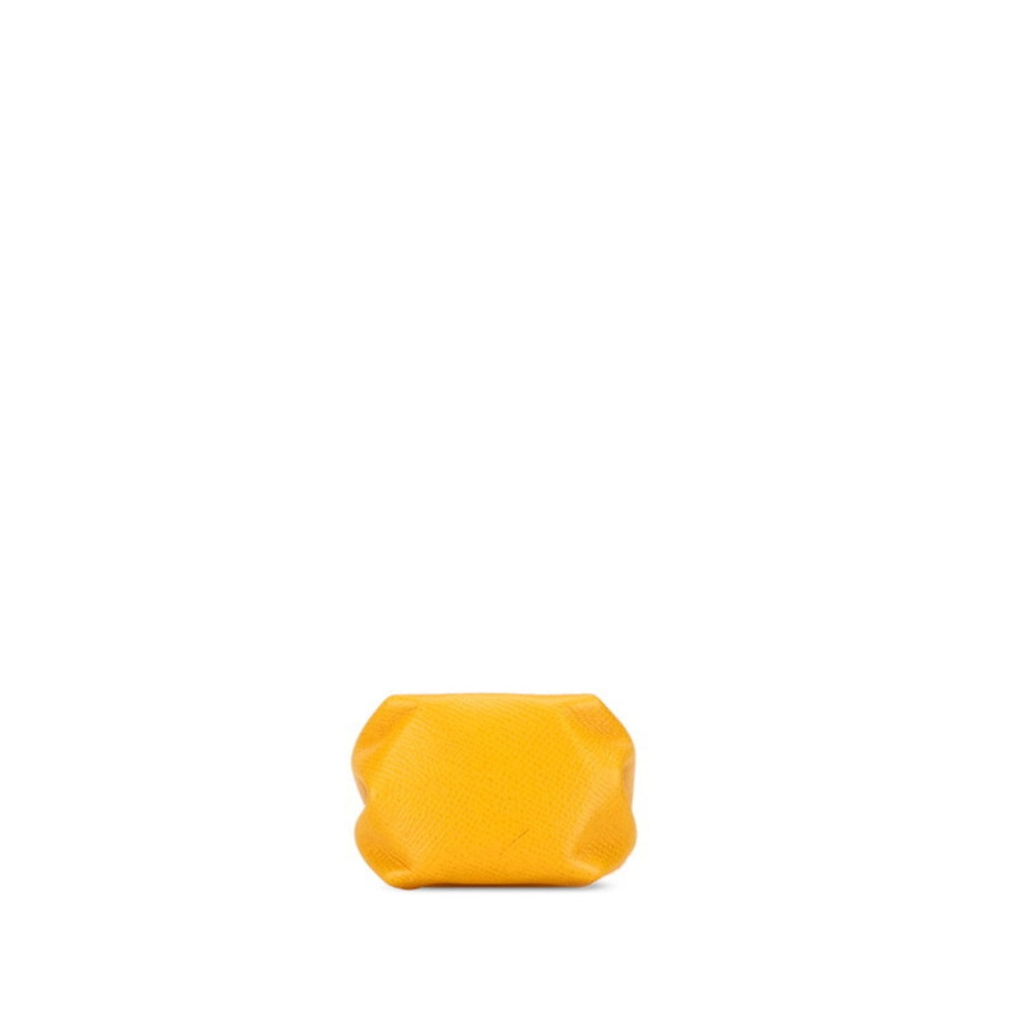 Hermès Vespa Yellow Leather Clutch Bag