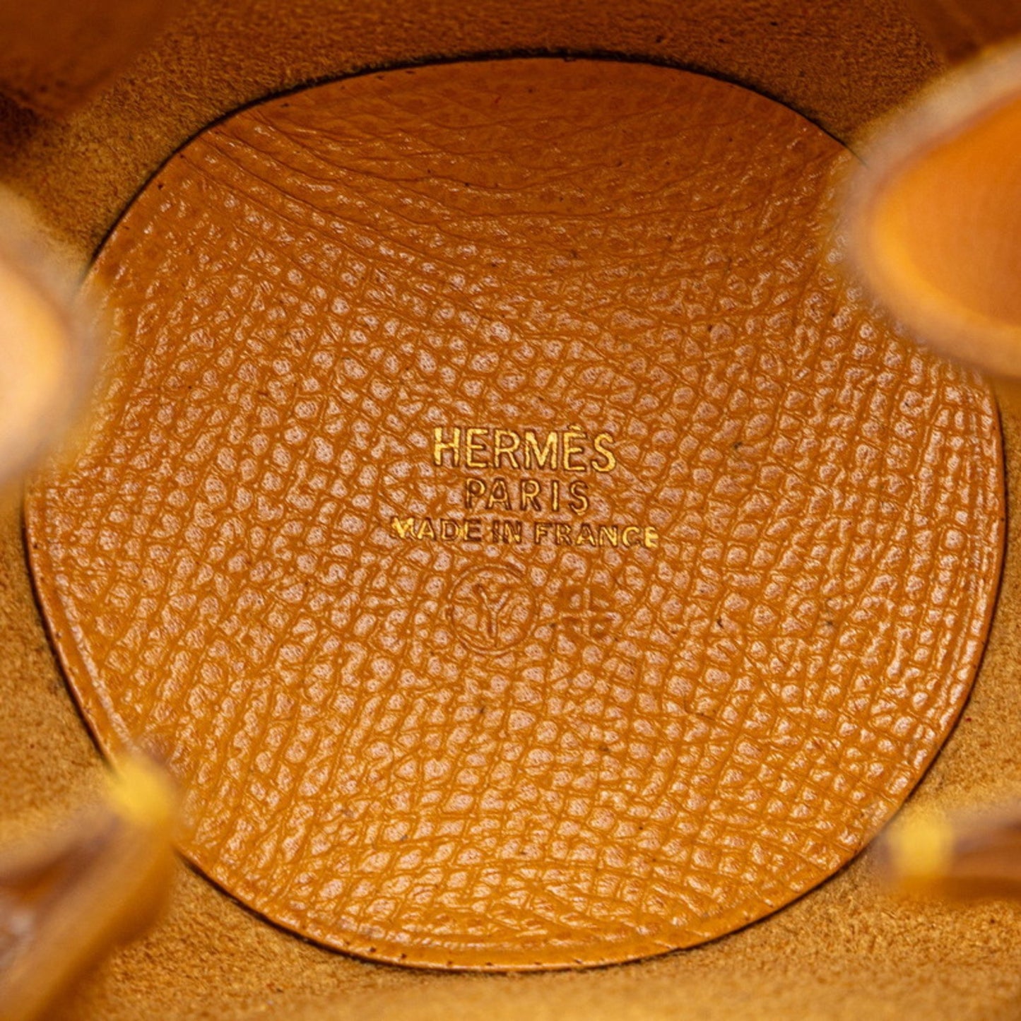 Hermès Vespa Yellow Leather Clutch Bag