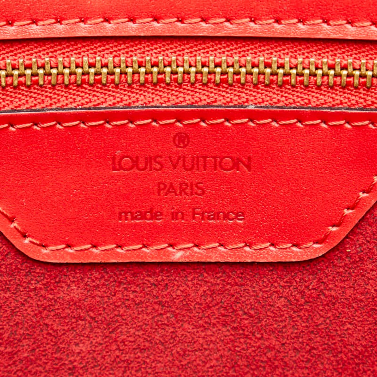 Louis Vuitton Saint Jacques Red Leather Tote Bag