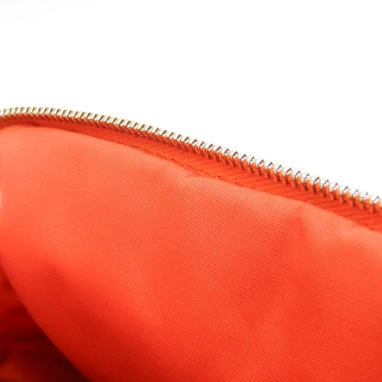 Hermès Bolide Orange Cotton Clutch Bag