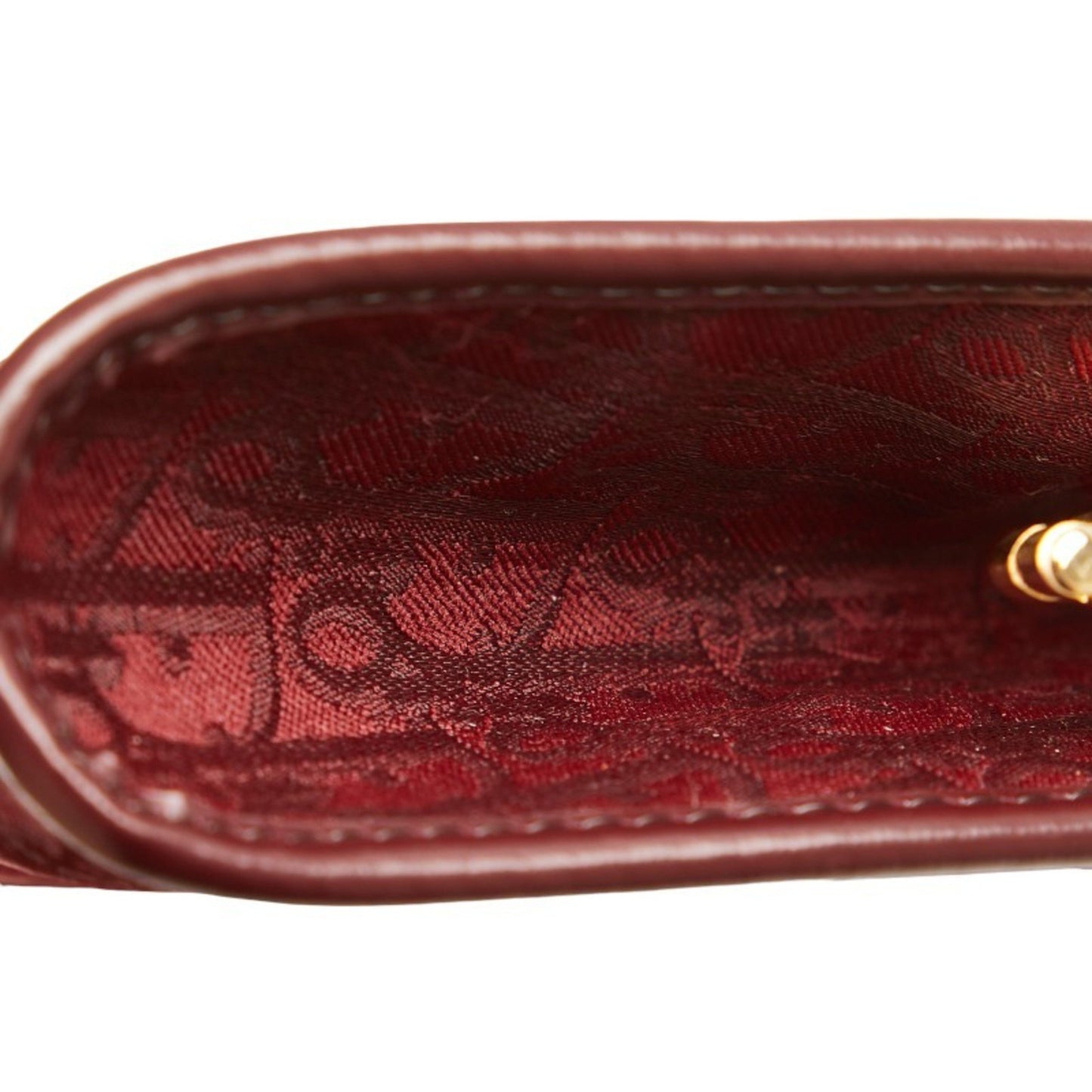 Dior Trotter Red Canvas Clutch Bag