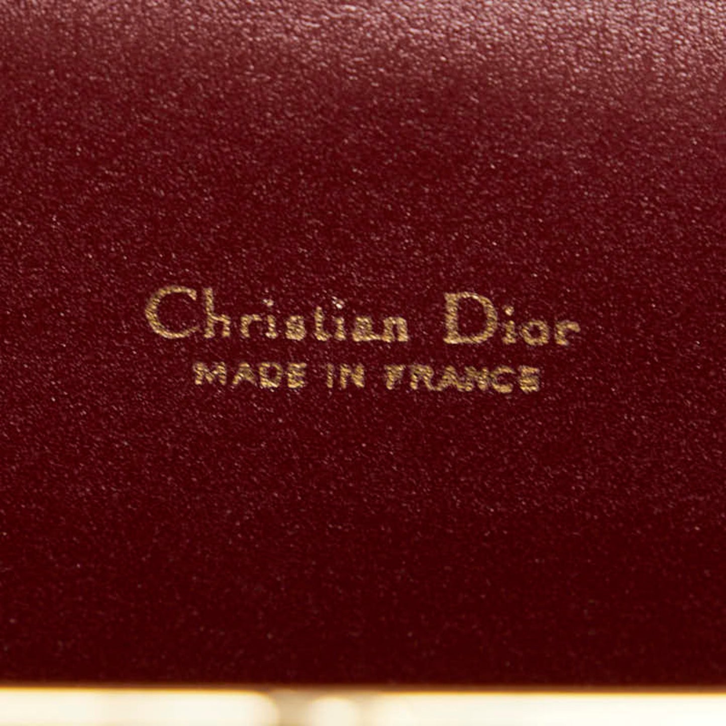 Dior Trotter Red Canvas Clutch Bag