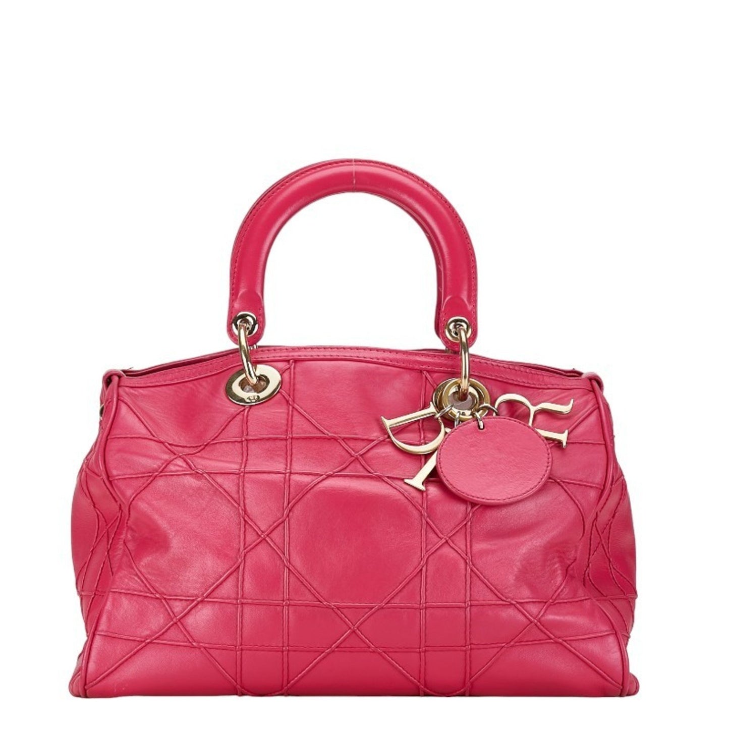 Dior Granville Pink Leather Hand Bag