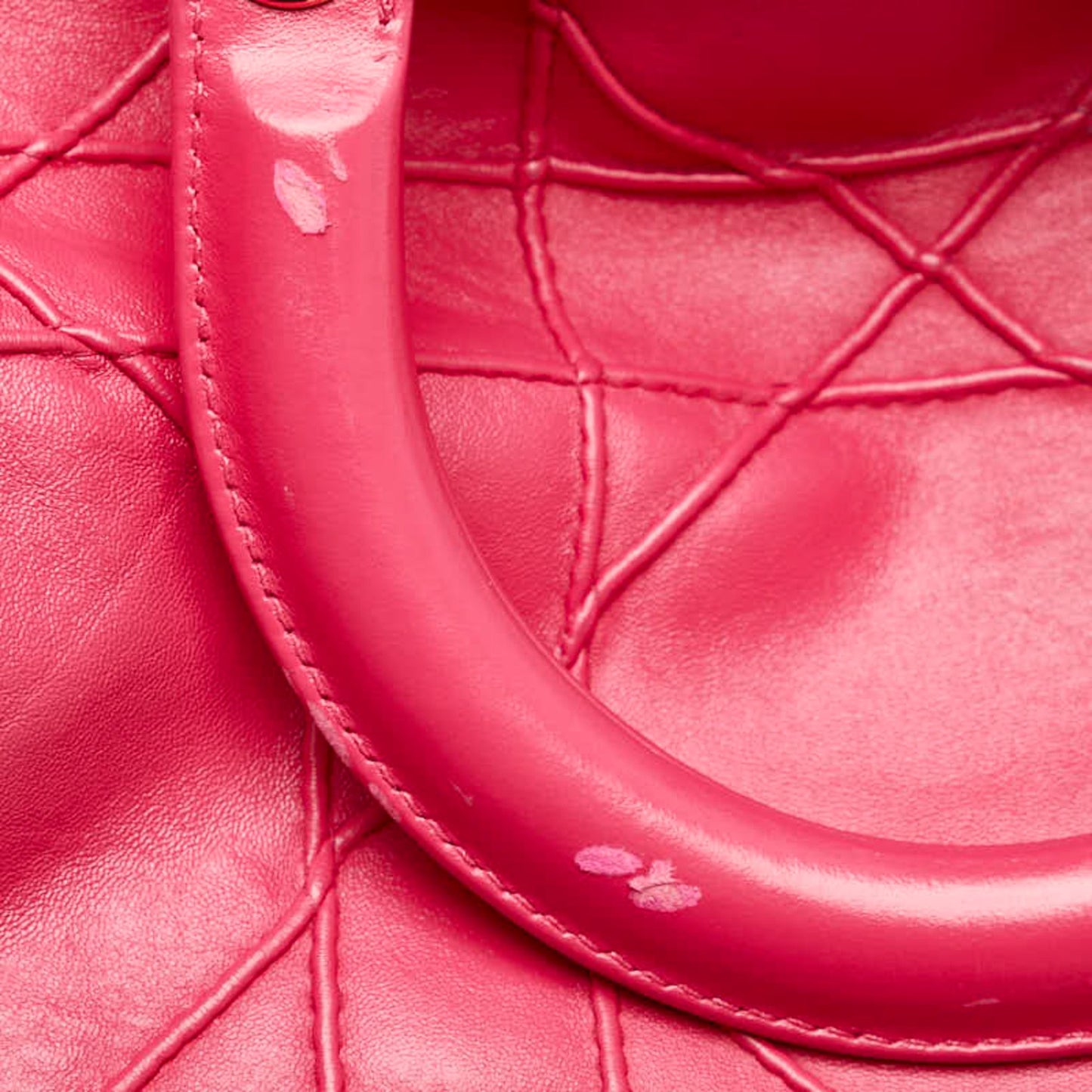 Dior Granville Pink Leather Hand Bag