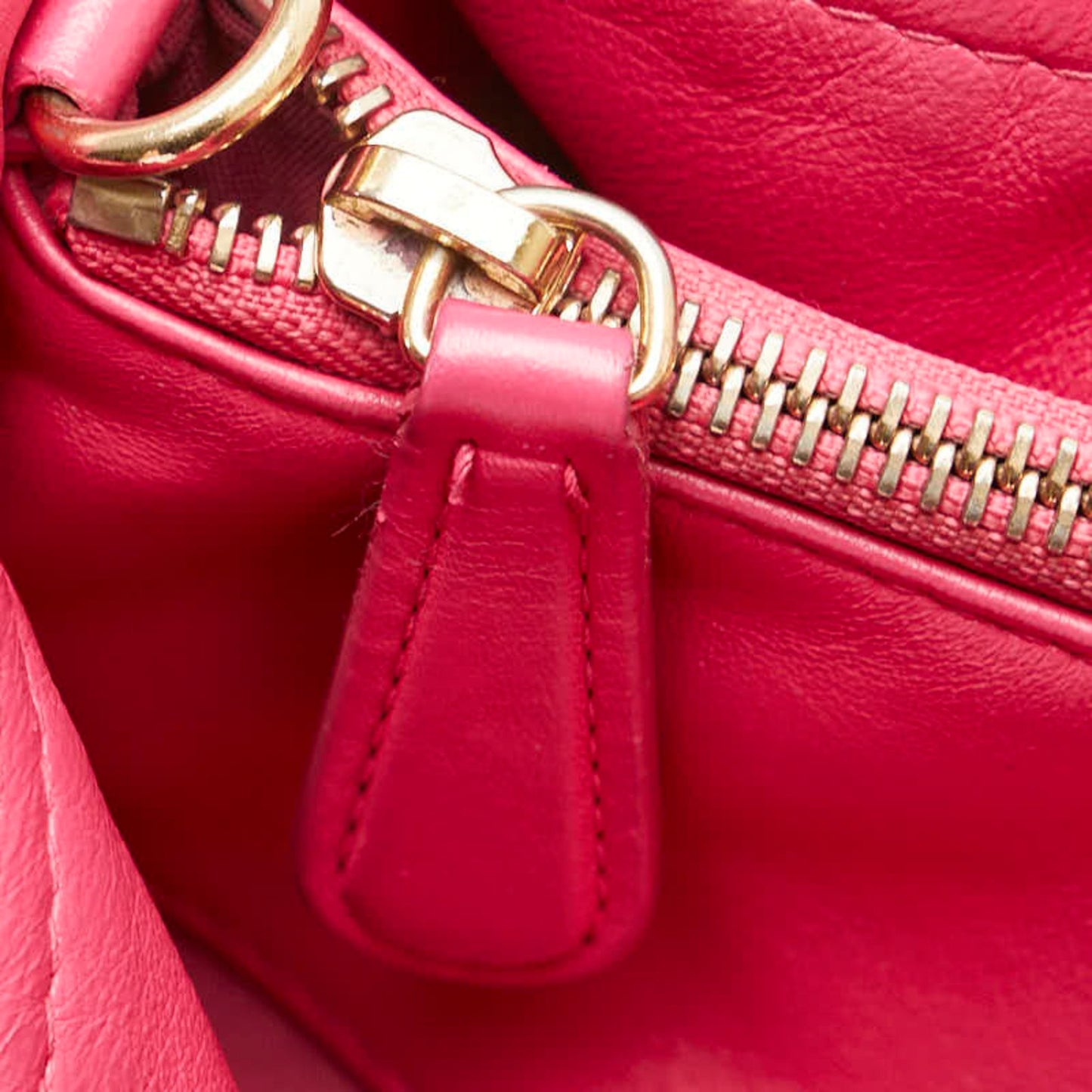 Dior Granville Pink Leather Hand Bag