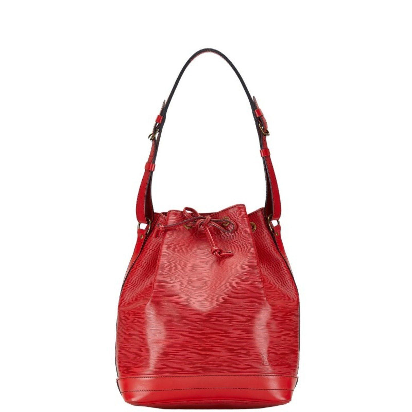 Louis Vuitton Noe Red Leather Shoulder Bag