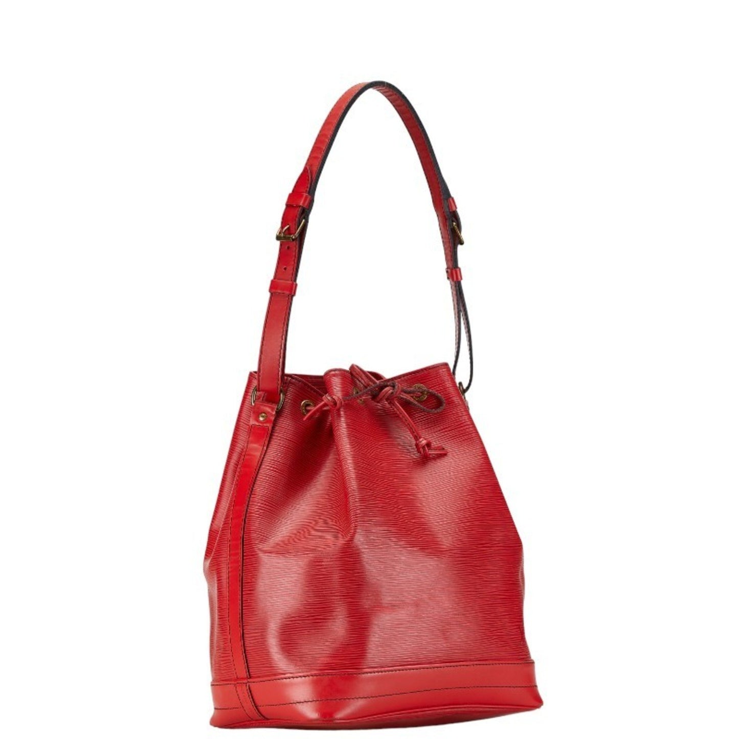 Louis Vuitton Noe Red Leather Shoulder Bag