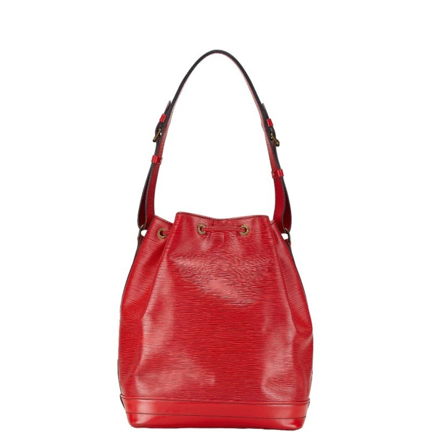 Louis Vuitton Noe Red Leather Shoulder Bag