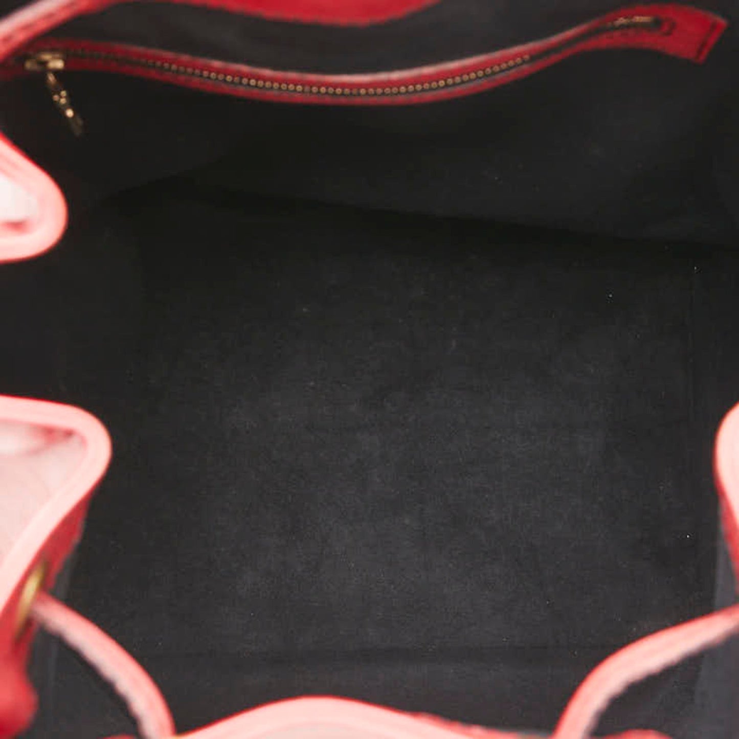 Louis Vuitton Noe Red Leather Shoulder Bag