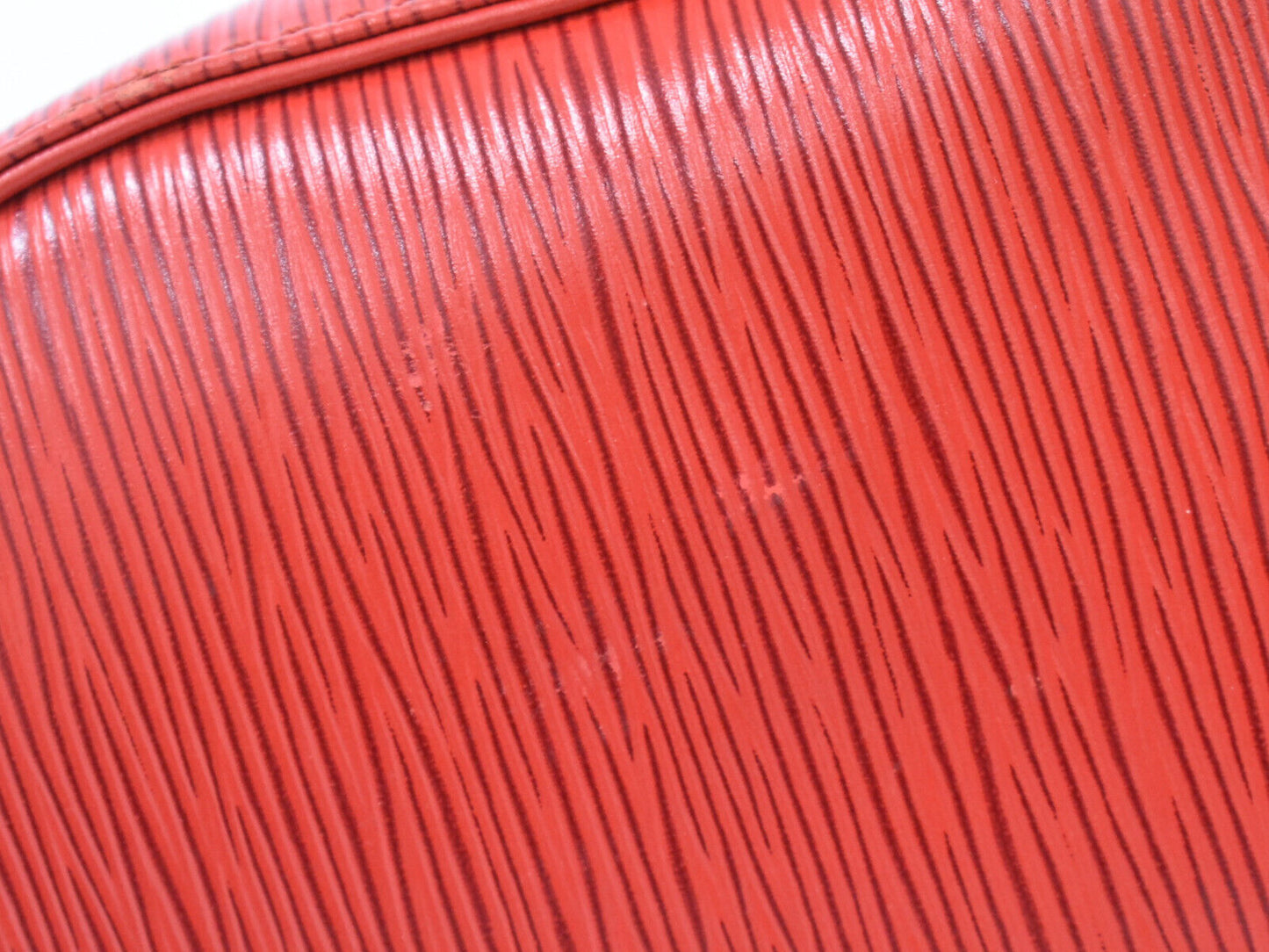 Louis Vuitton Speedy 30 Red Leather Hand Bag