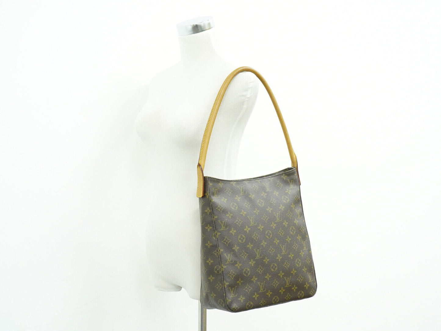 Louis Vuitton Looping GM Brown Canvas Shoulder Bag