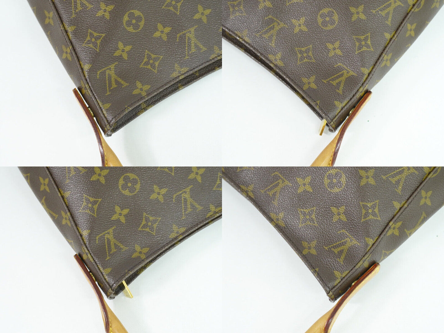 Louis Vuitton Looping GM Brown Canvas Shoulder Bag