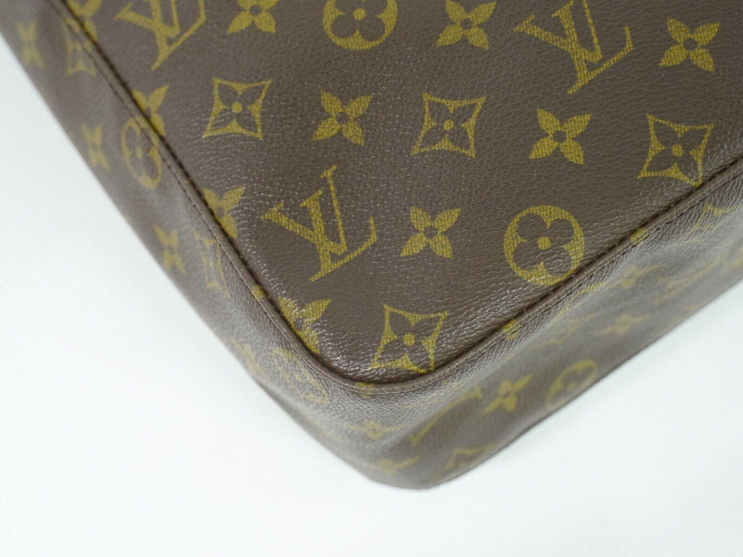 Louis Vuitton Looping GM Brown Canvas Shoulder Bag