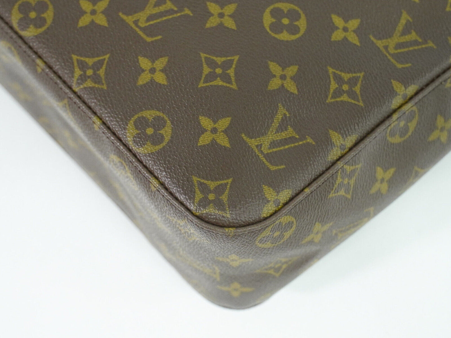 Louis Vuitton Looping GM Brown Canvas Shoulder Bag