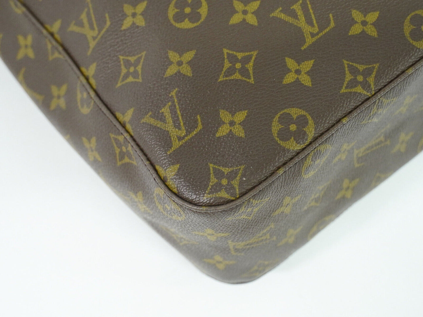 Louis Vuitton Looping GM Brown Canvas Shoulder Bag